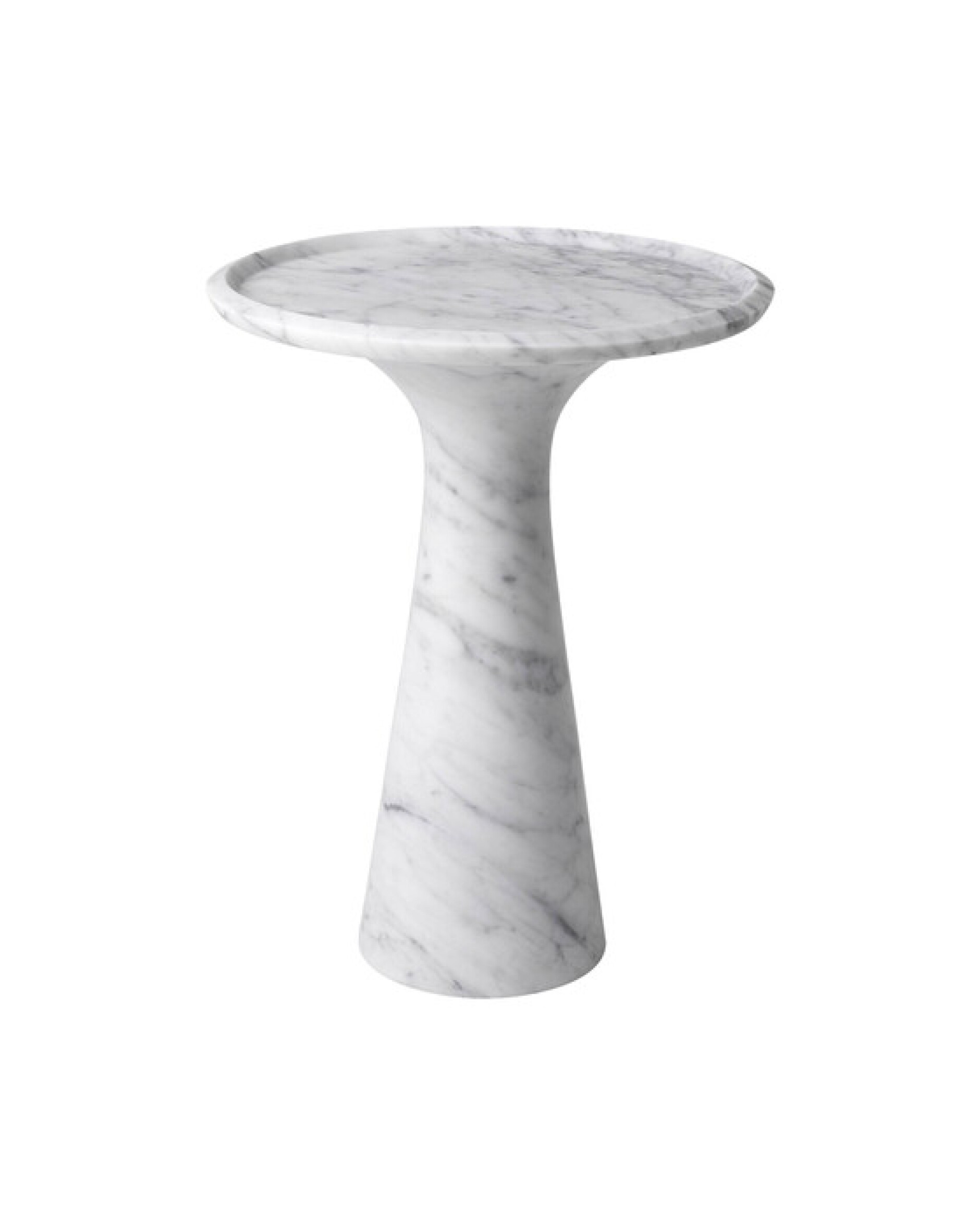 Pompano sidobord white carrera marble