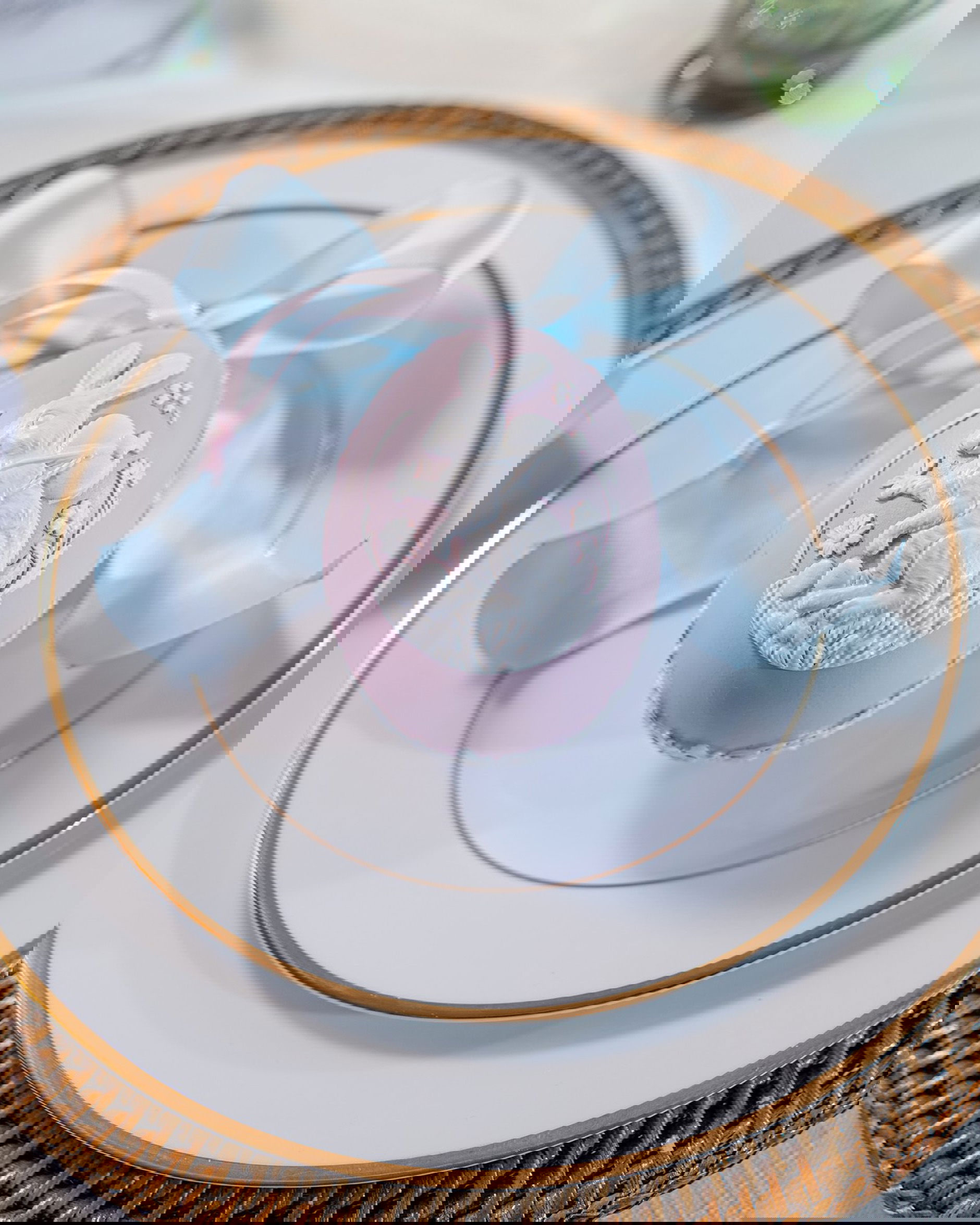 Estrid påskägg hängande dekoration lila