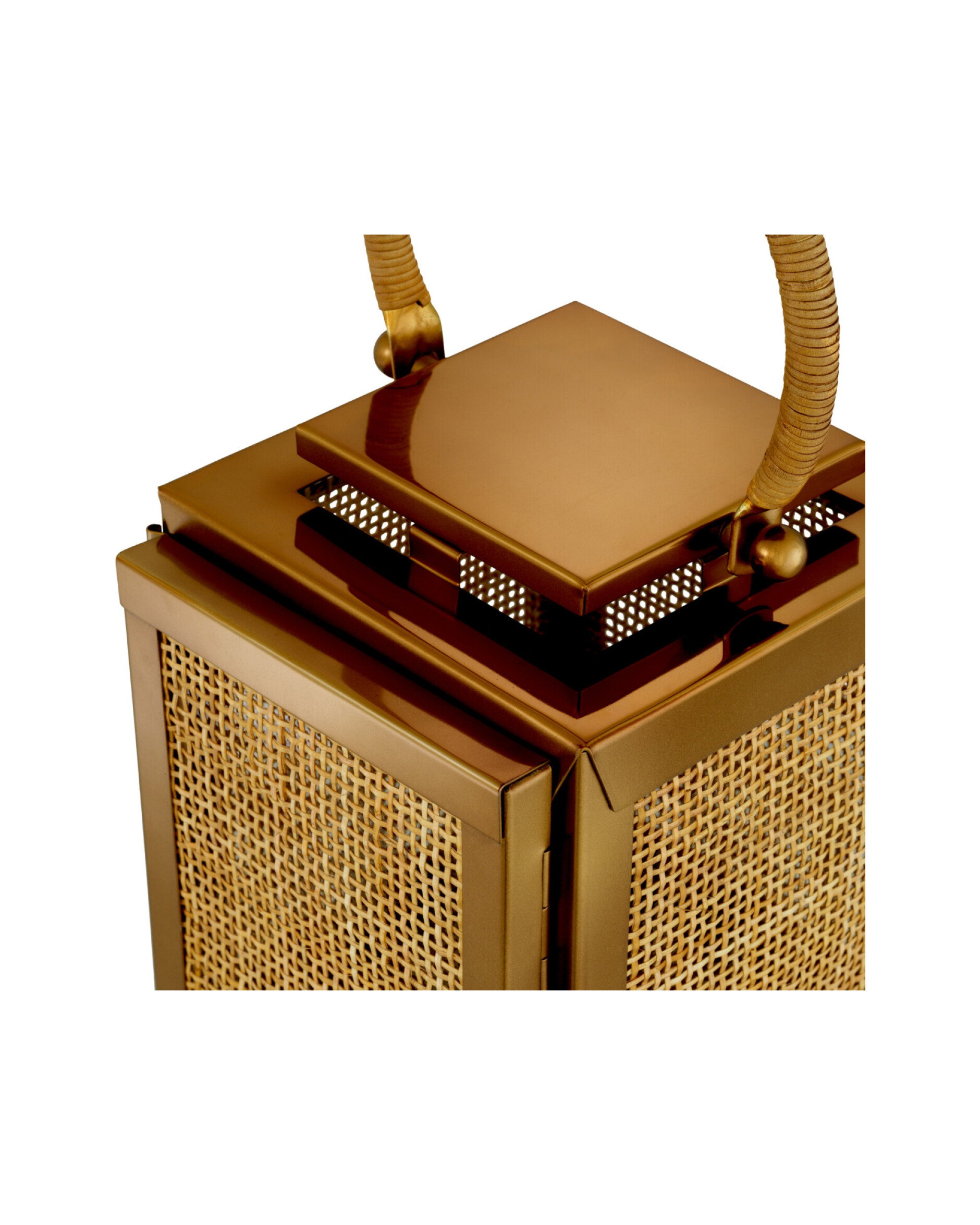 Georgian kynttilälyhty messinki