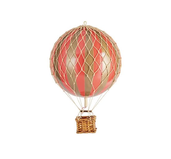 Gold Red - Travels Light luftballong regnbåge/pastell
