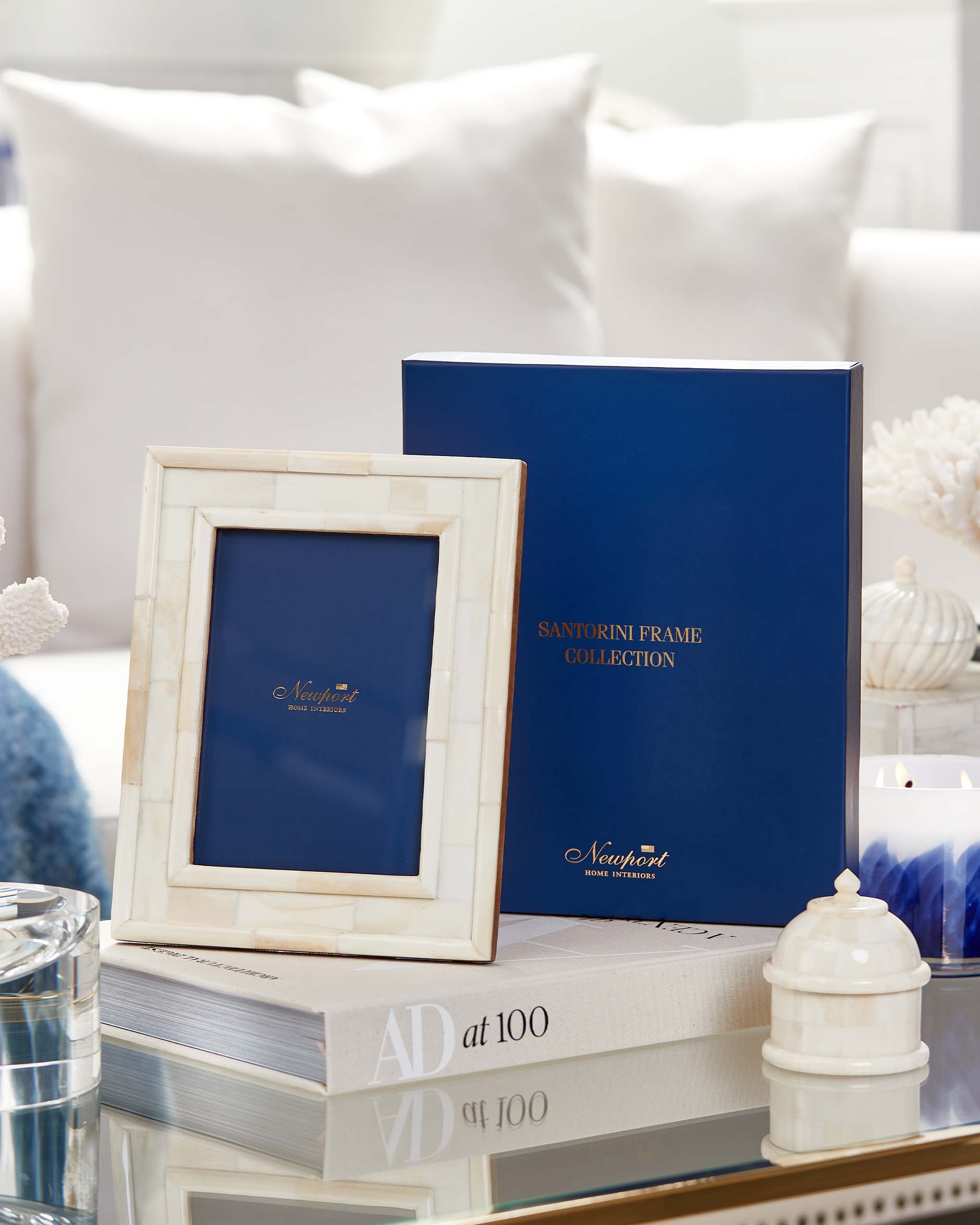 Perissa-valokuvakehys valkoinen