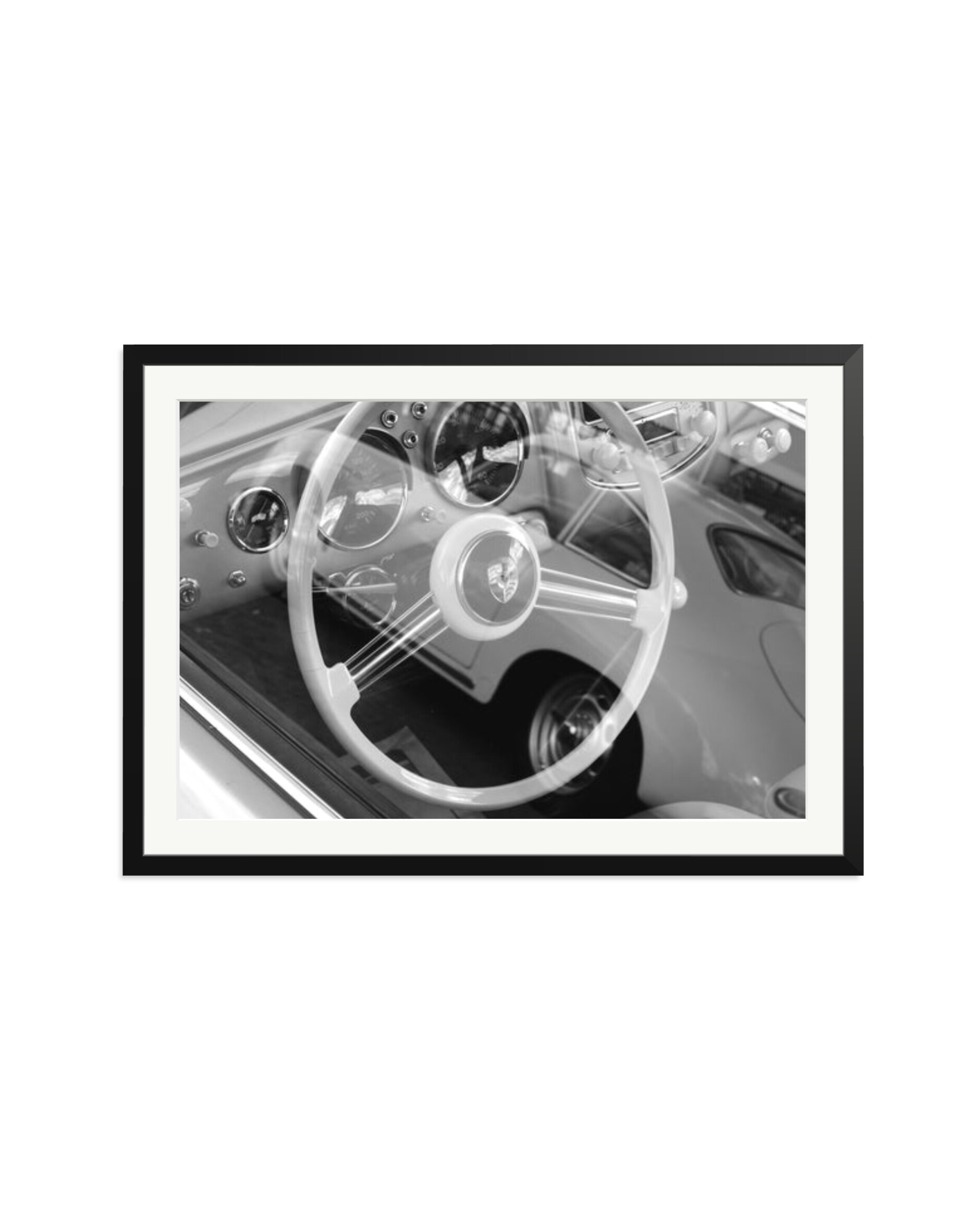 Porsche Steering Wheel Black / XXL