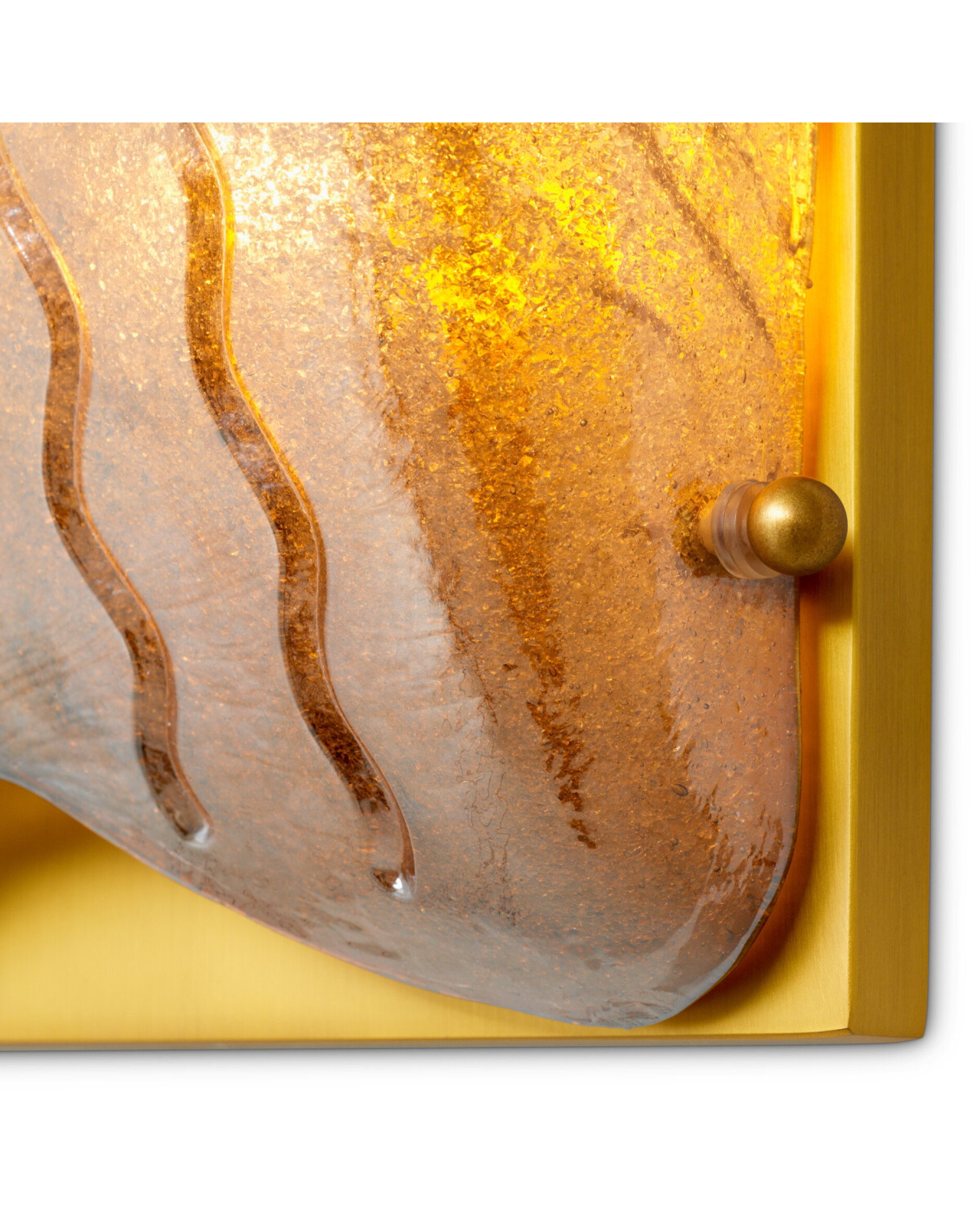 Orlandis vegglampe antikk messing
