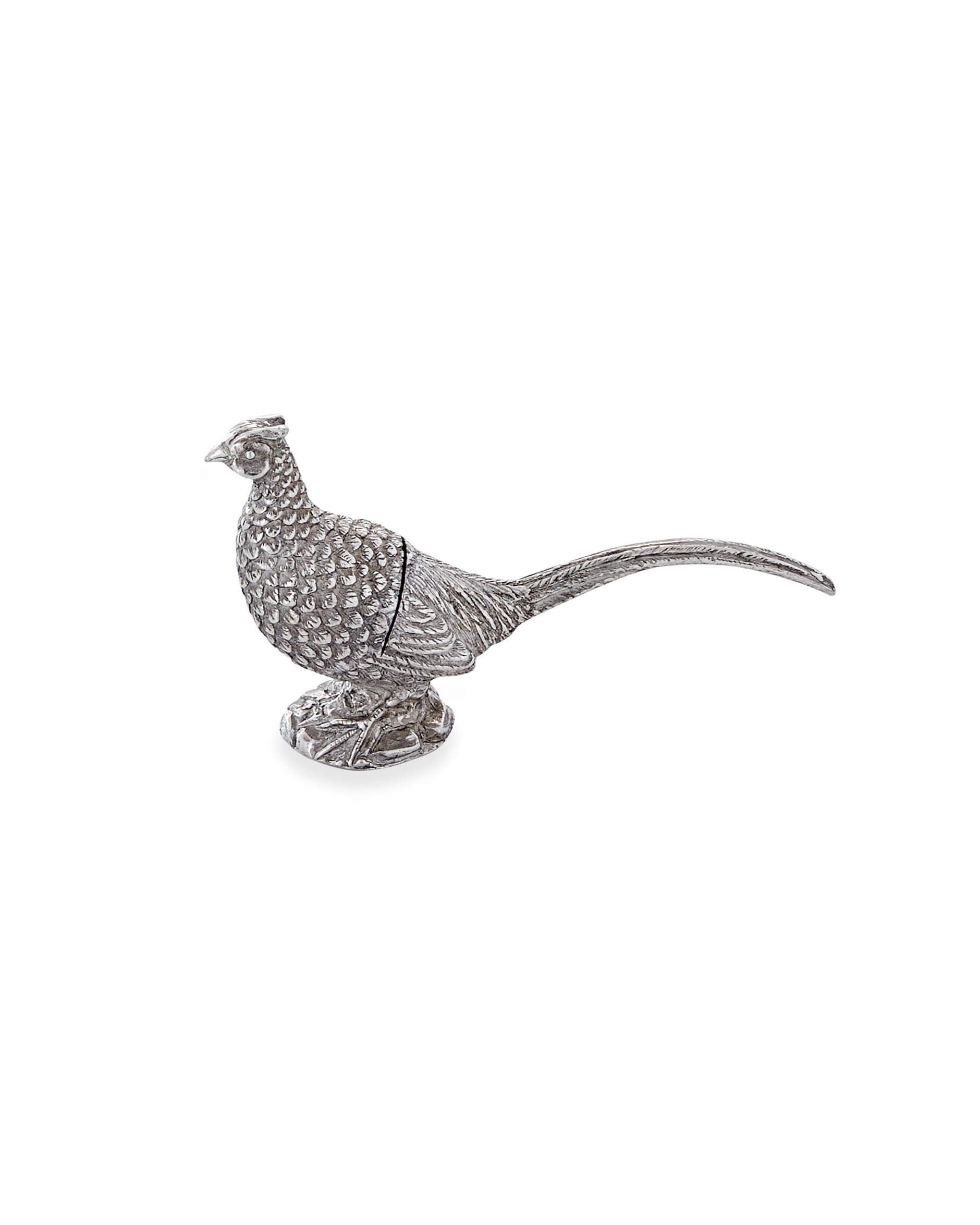 Fasan placeringskortshållare tenn