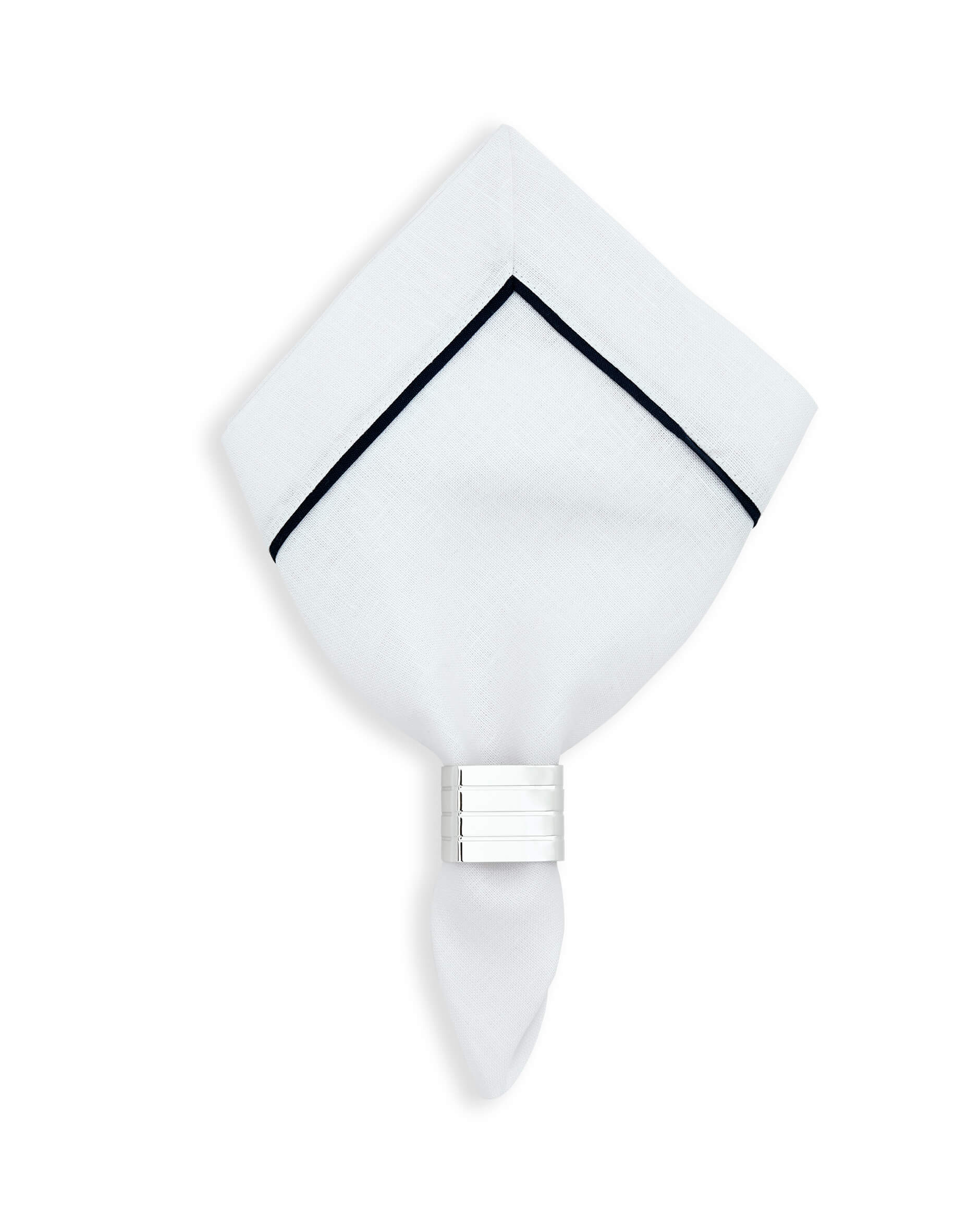 Avenue servett vit/blå