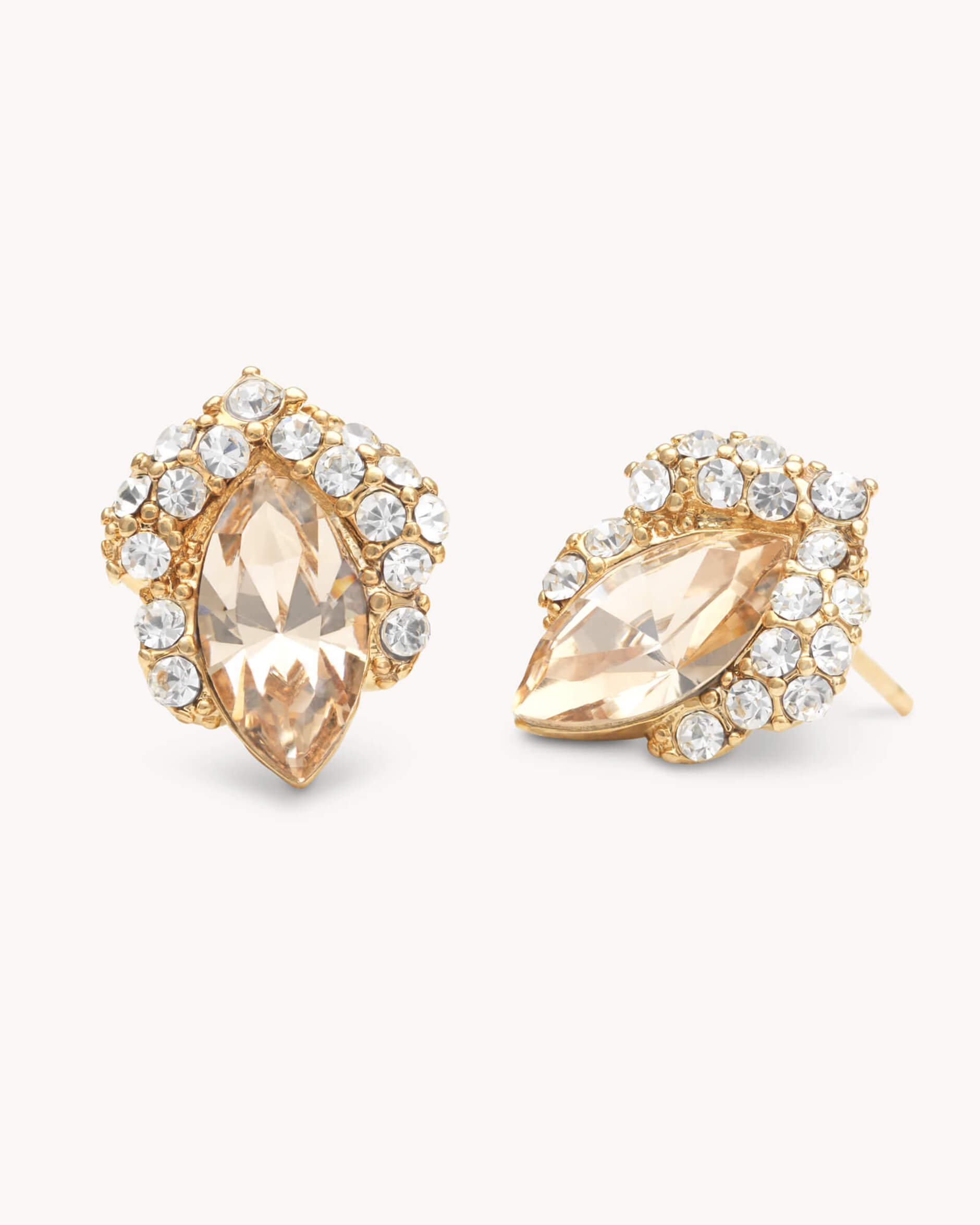 Petite Camille Earrings Golden Shadow