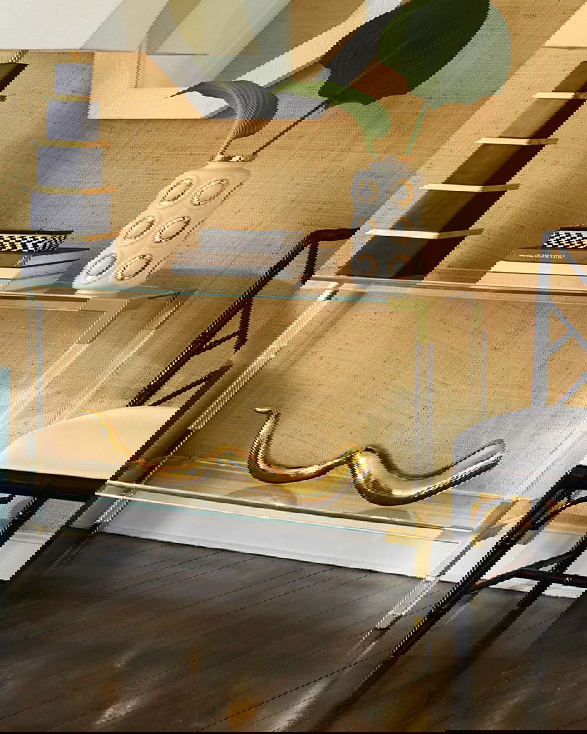 Jacques konsolbord mässing