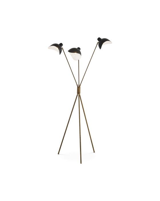 Costner golvlampa mässing