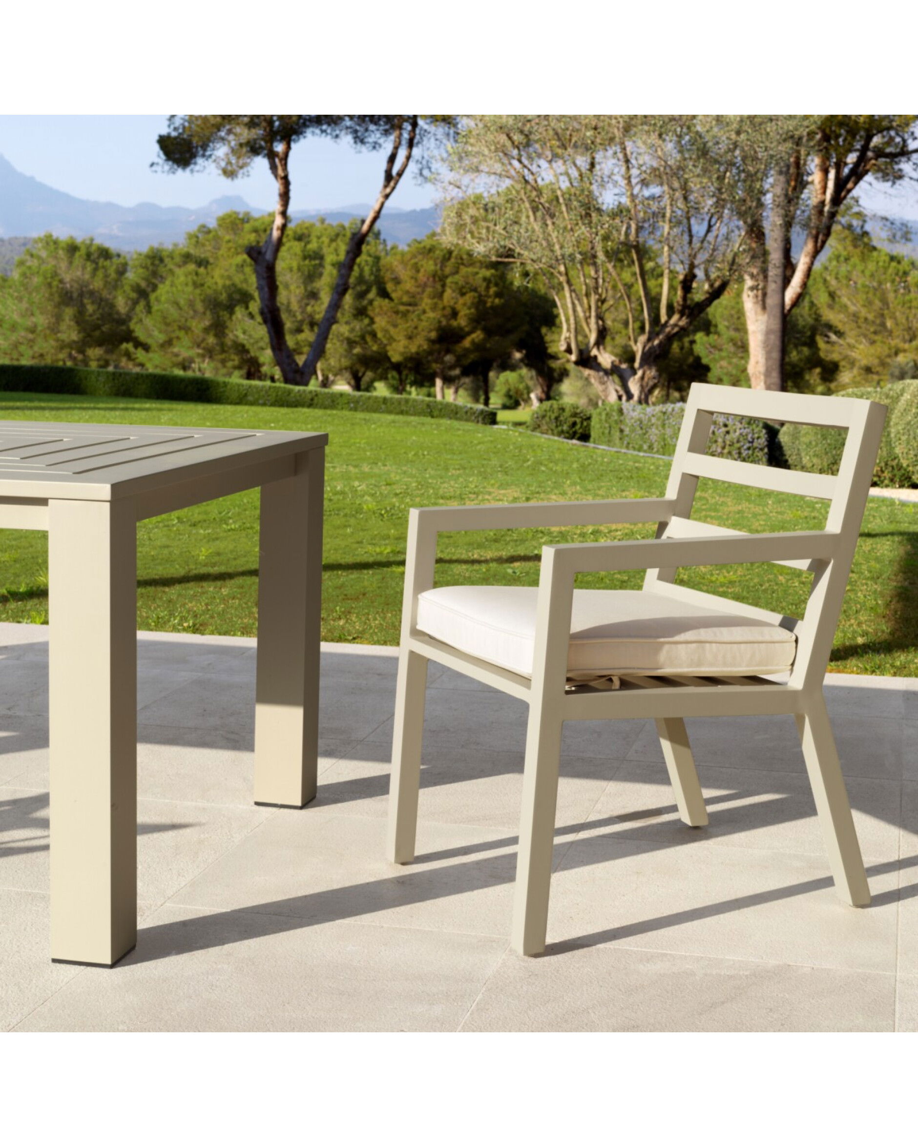 Delta Dining Chair Outdoor Sand