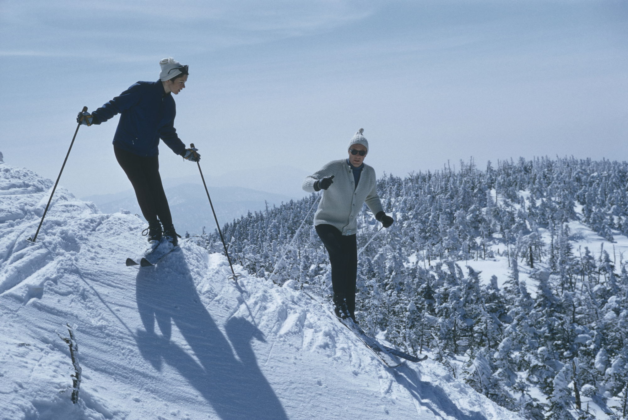 Skiers At Sugarbush