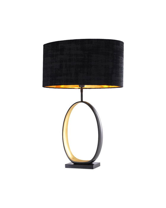 Saturnia bordslampa svart