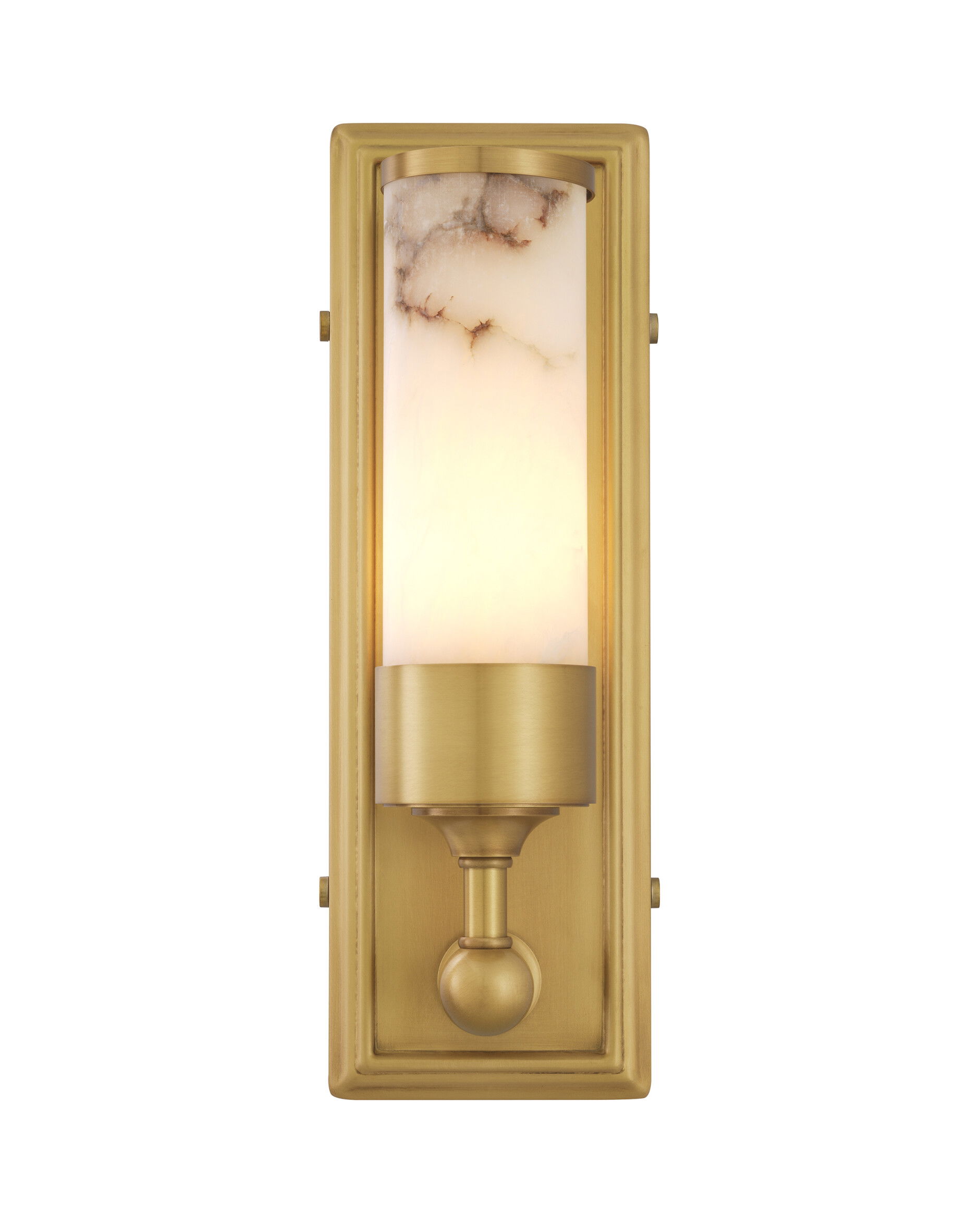 Valentine vägglampa antique brass