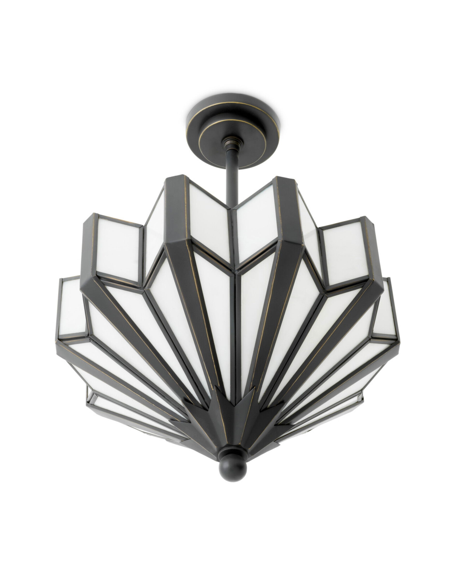 Victory plafondlamp brons