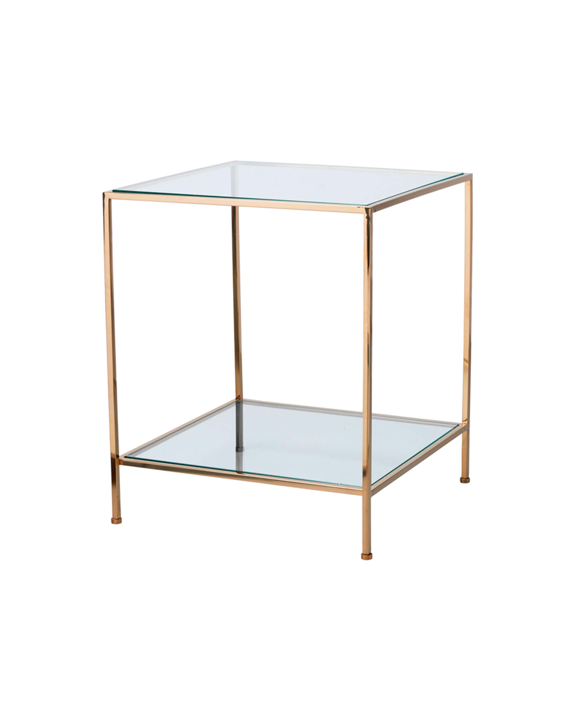 Fleur sidobord mässing