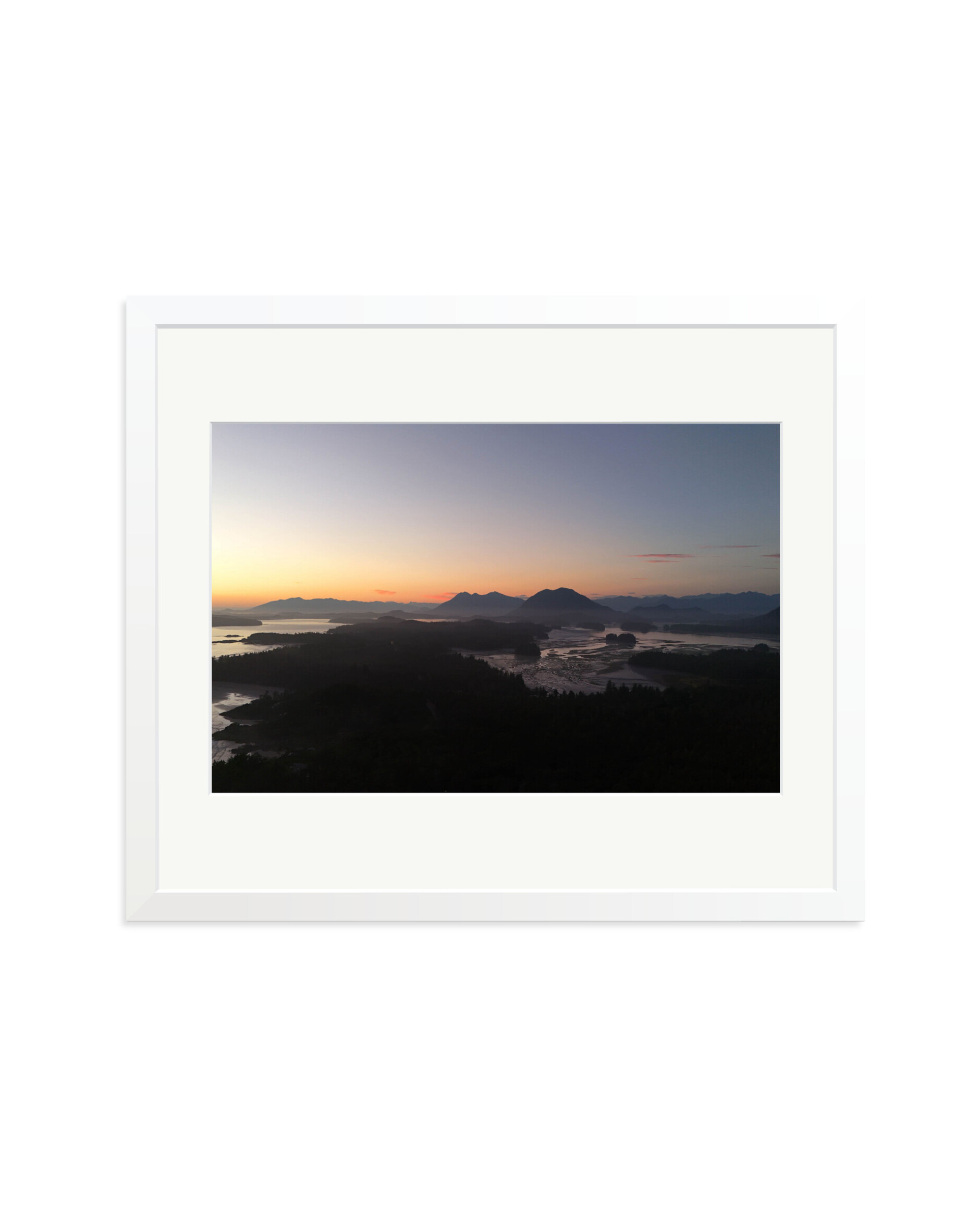 Inlets at last light White / Large