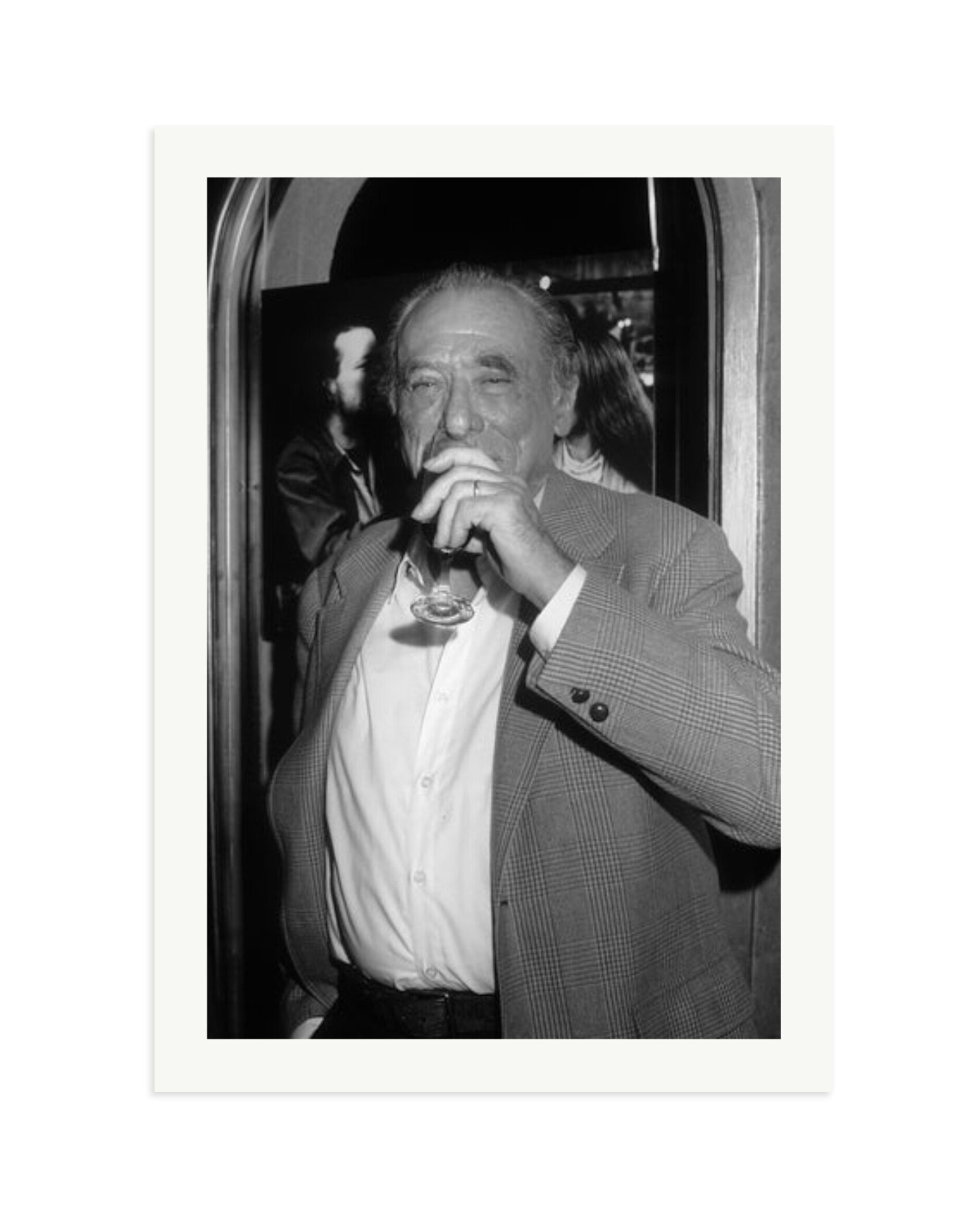 Charles Bukowski Portrait Print Only / XXL
