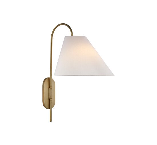 null - Kinsley Articulating Wall Light Soft Brass Large