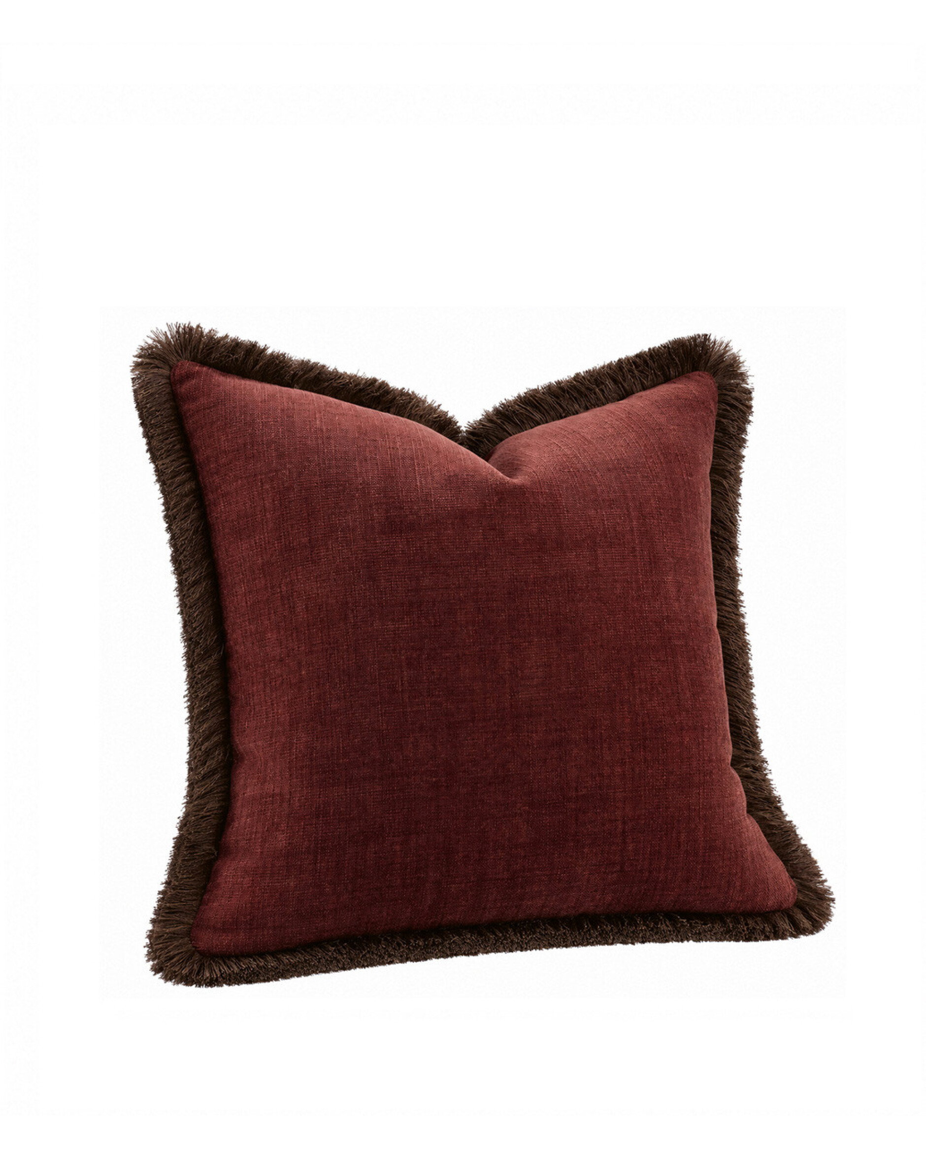 Gabby putetrekk frynser burgundy