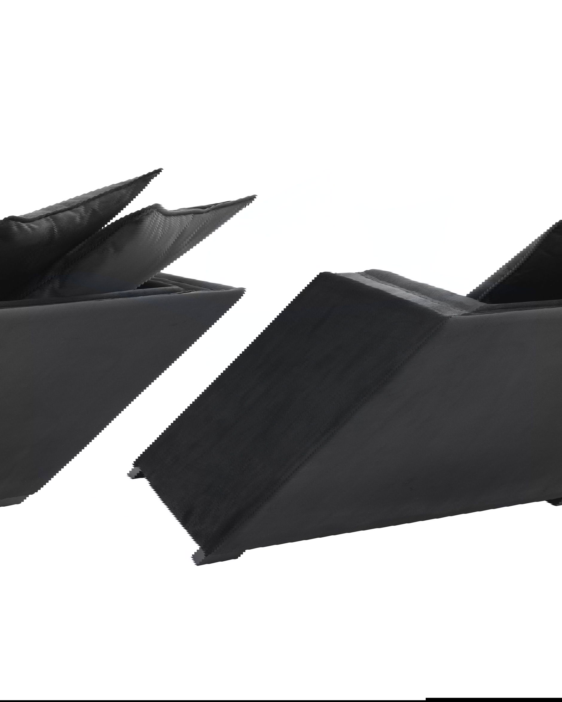 Menorca fåtölj svart OUTLET