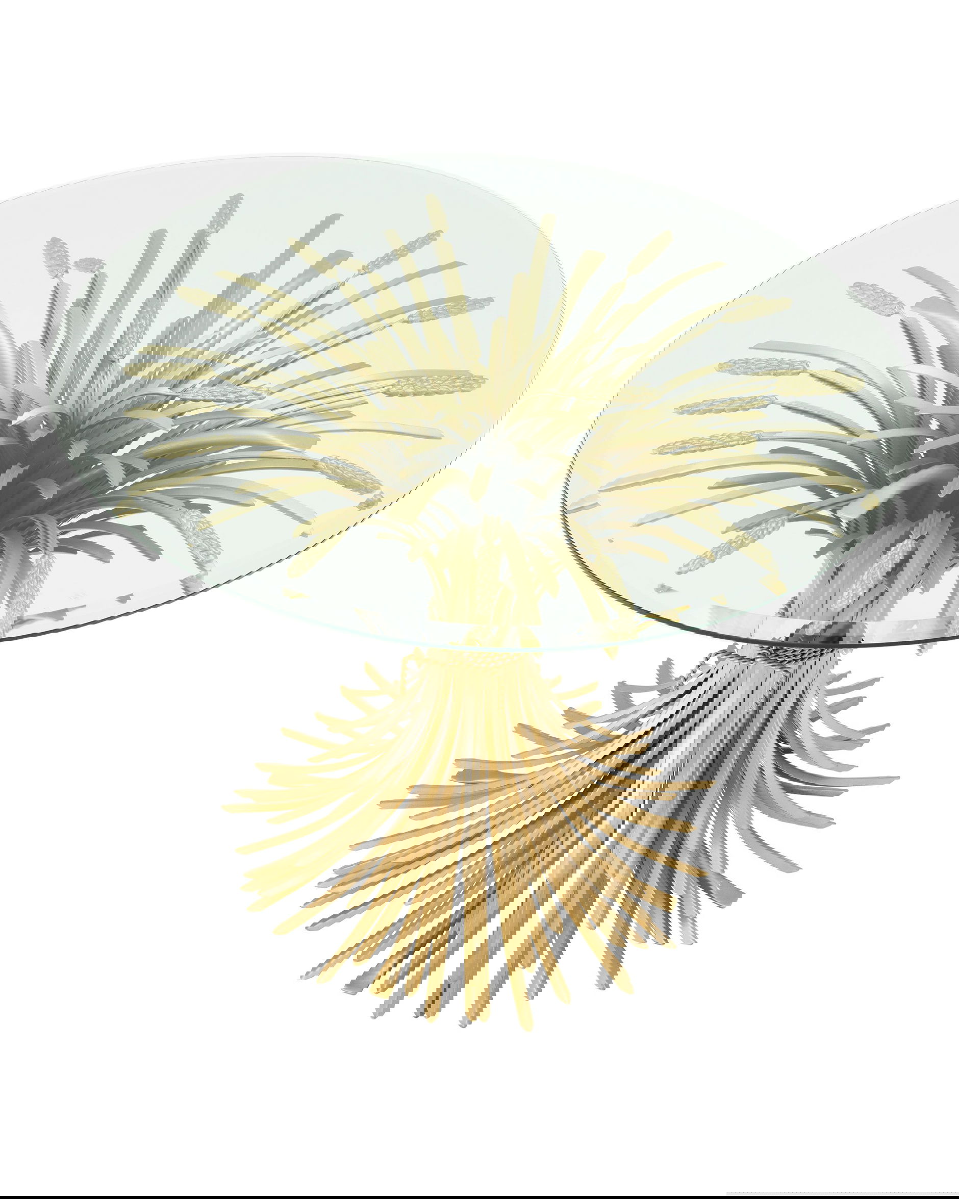 Bonheur sidobord guld L