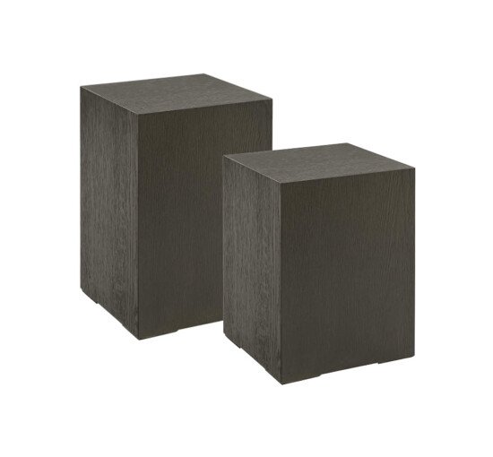 Dark Grey - Trent side table dark grey set of 2