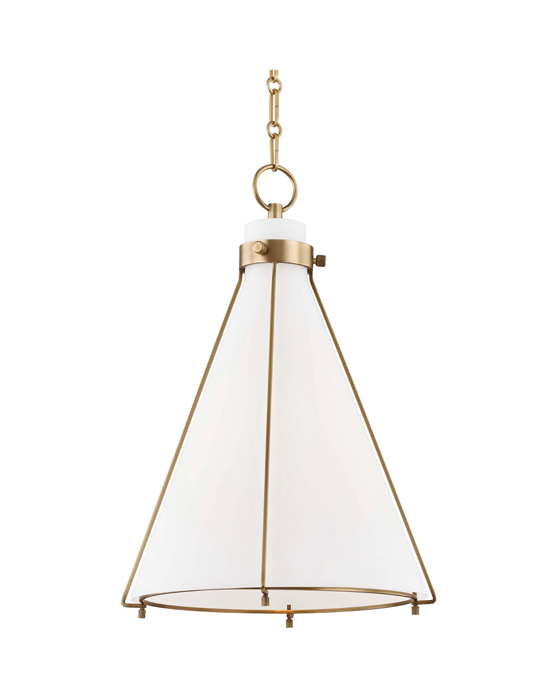 Eldridge loftlampe antik messing