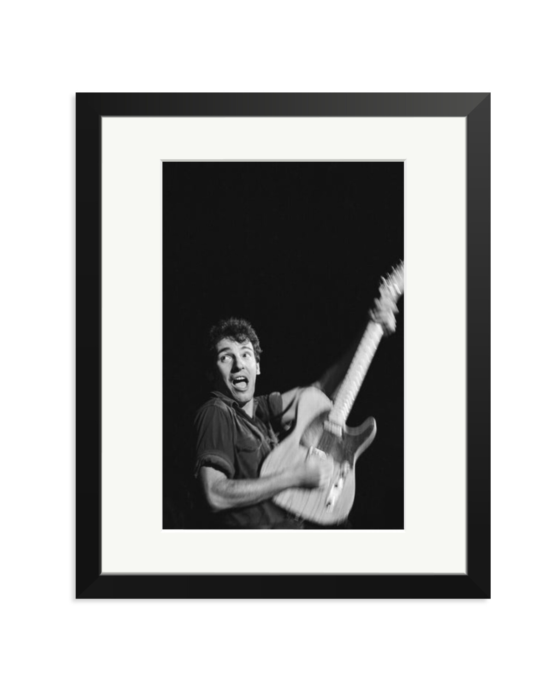 70s Bruce Springsteen Black / Medium