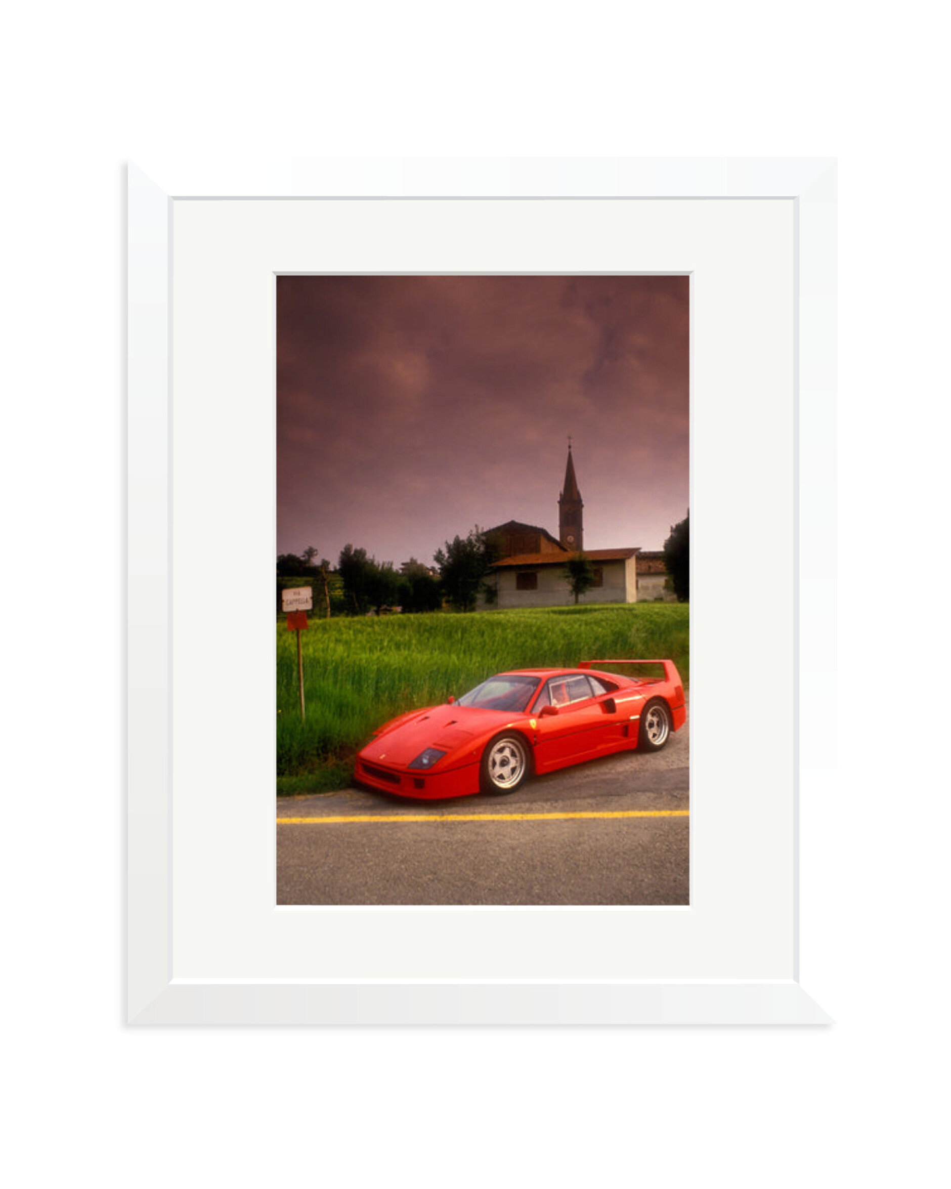 Ferrari F40, 1987 White / Medium