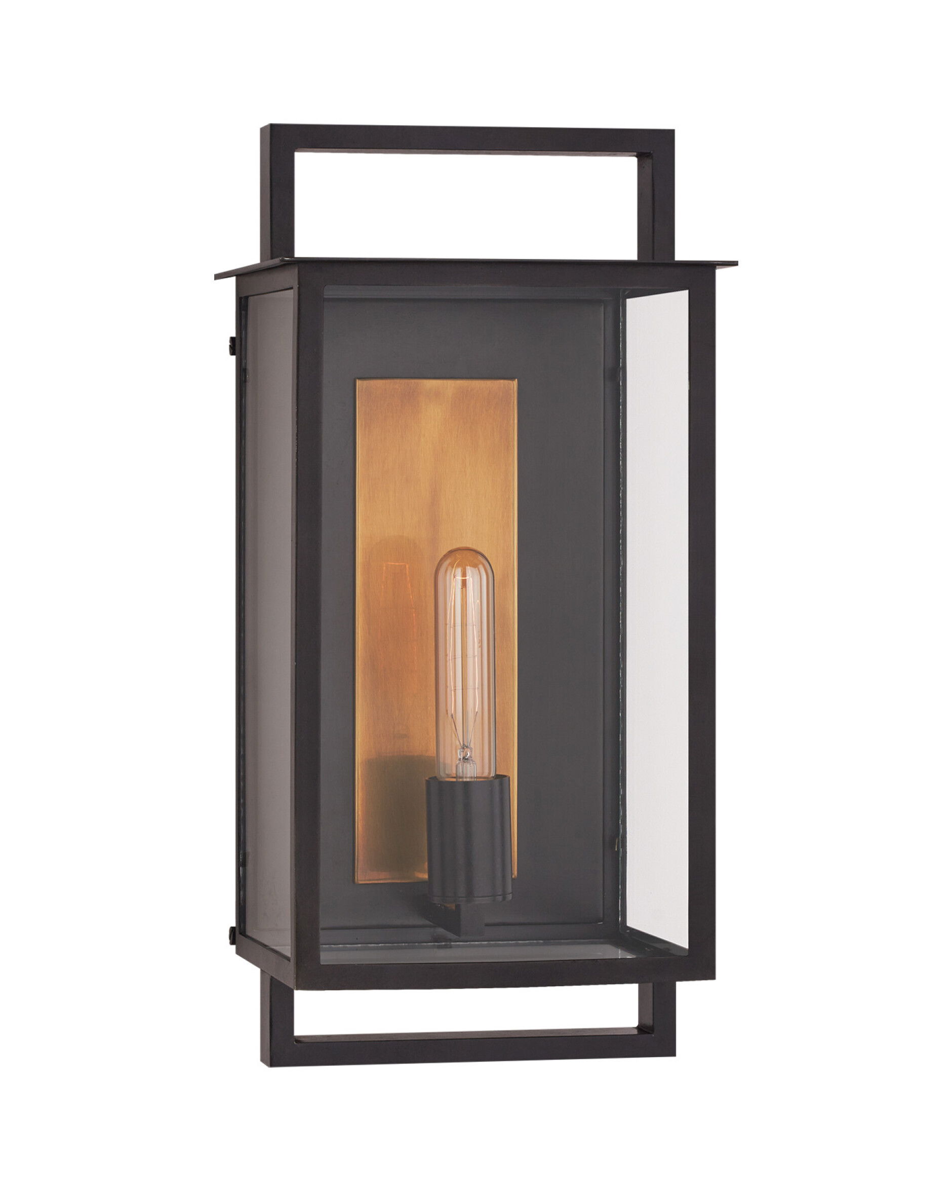 Halle vägglampa Aged Iron M