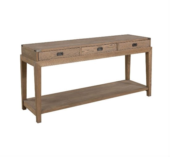 Weathered Oak - Vermont Console Table Weathered Oak