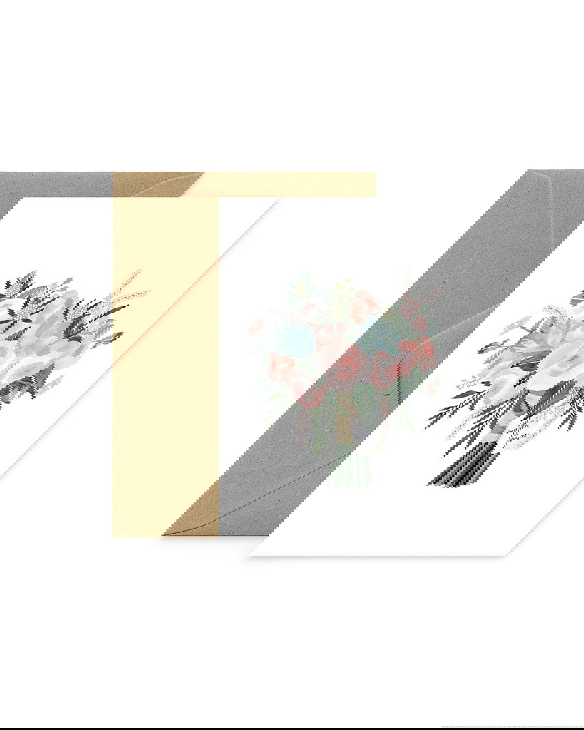 Bouquet with Love Card