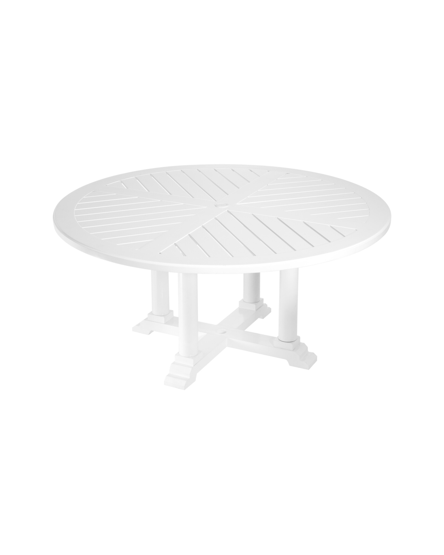 Bell Rive matbord runt vit