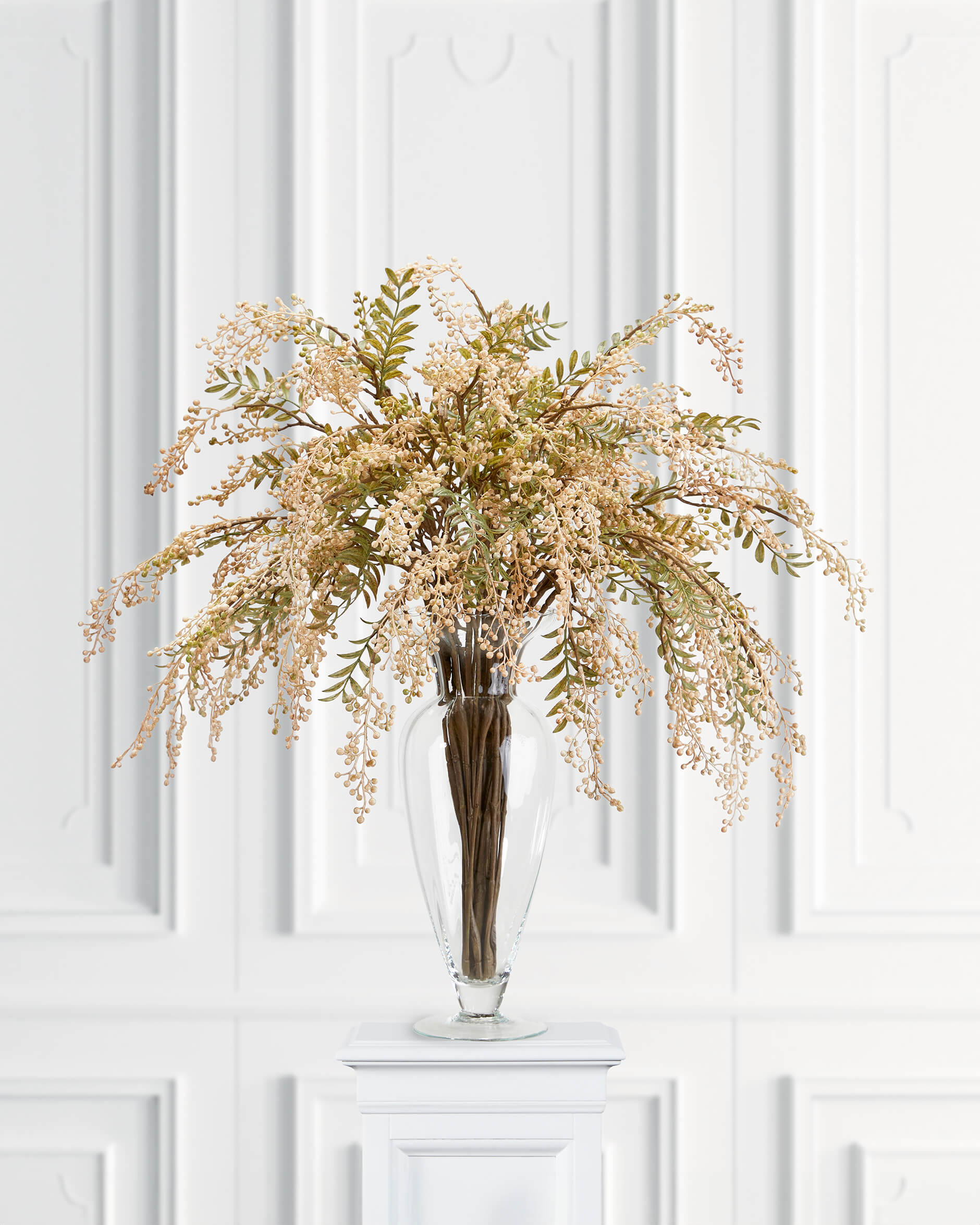 Bärkvist snittblomma cream