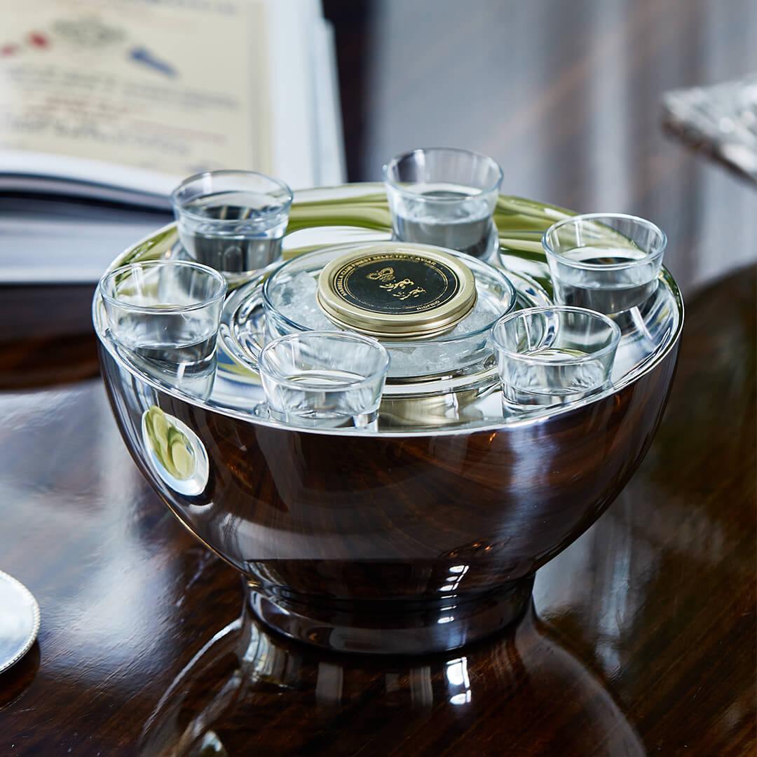 Fleurac Caviar Set Silver