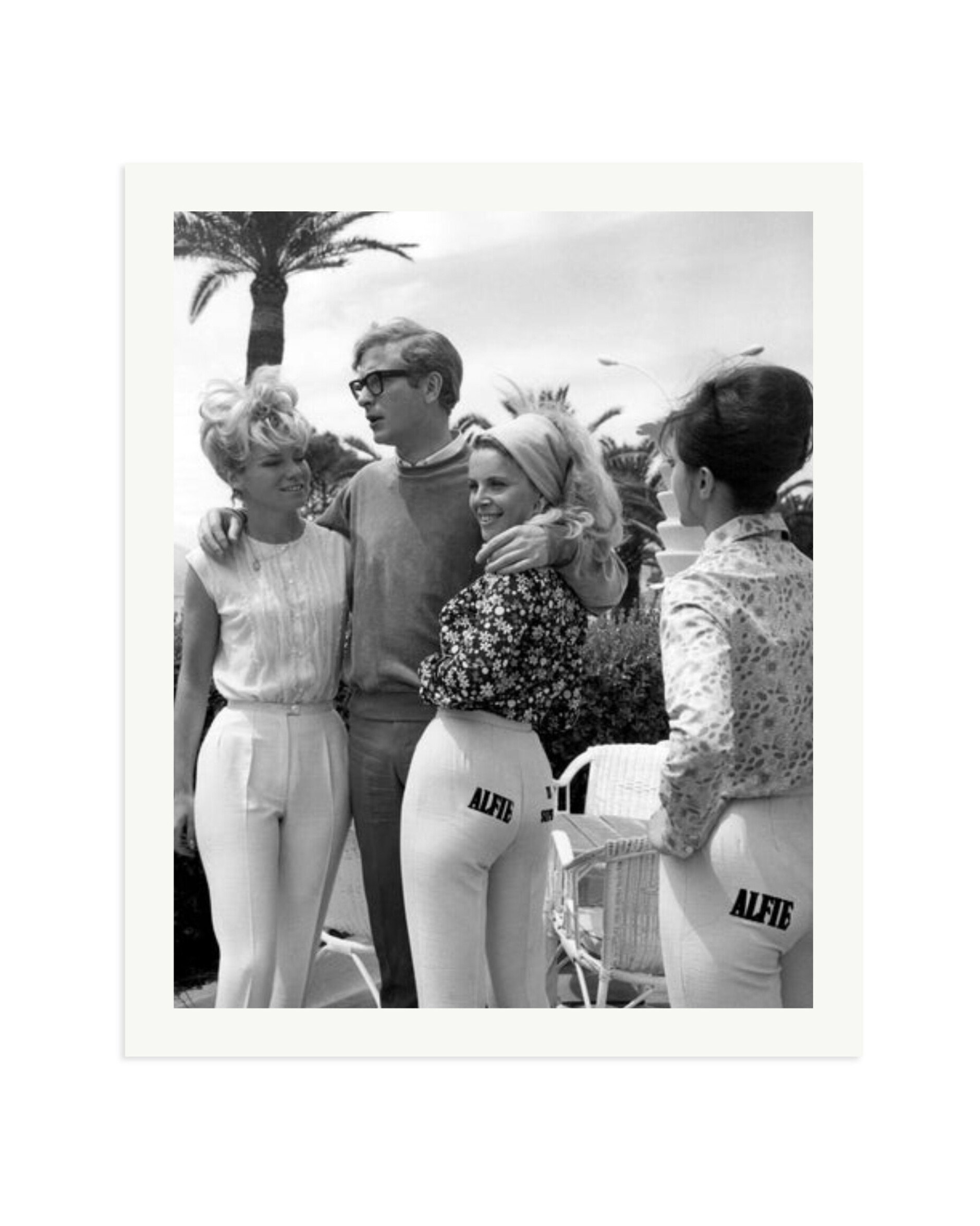 Caine With 'Alfie' Models Print Only / XXL