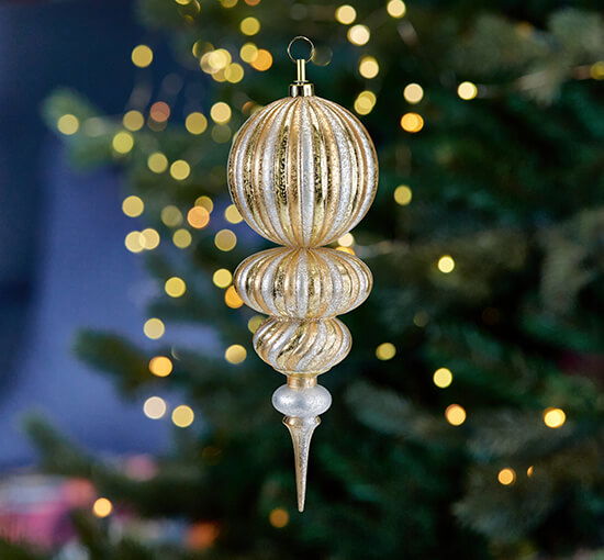 S - Harlow Christmas Decoration Champagne L