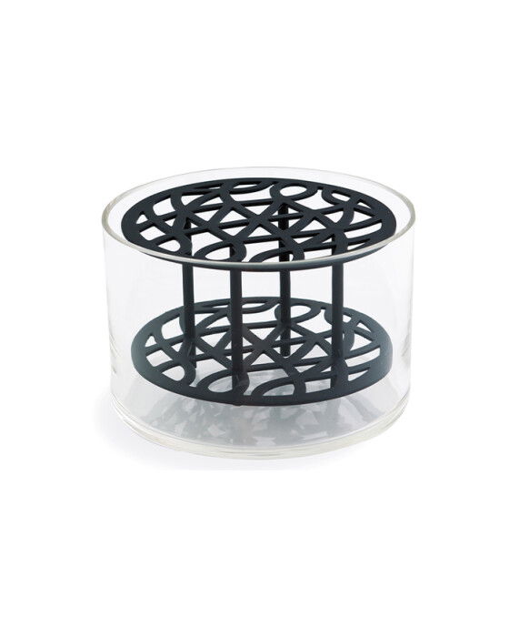 Äng, svartlakkert messing