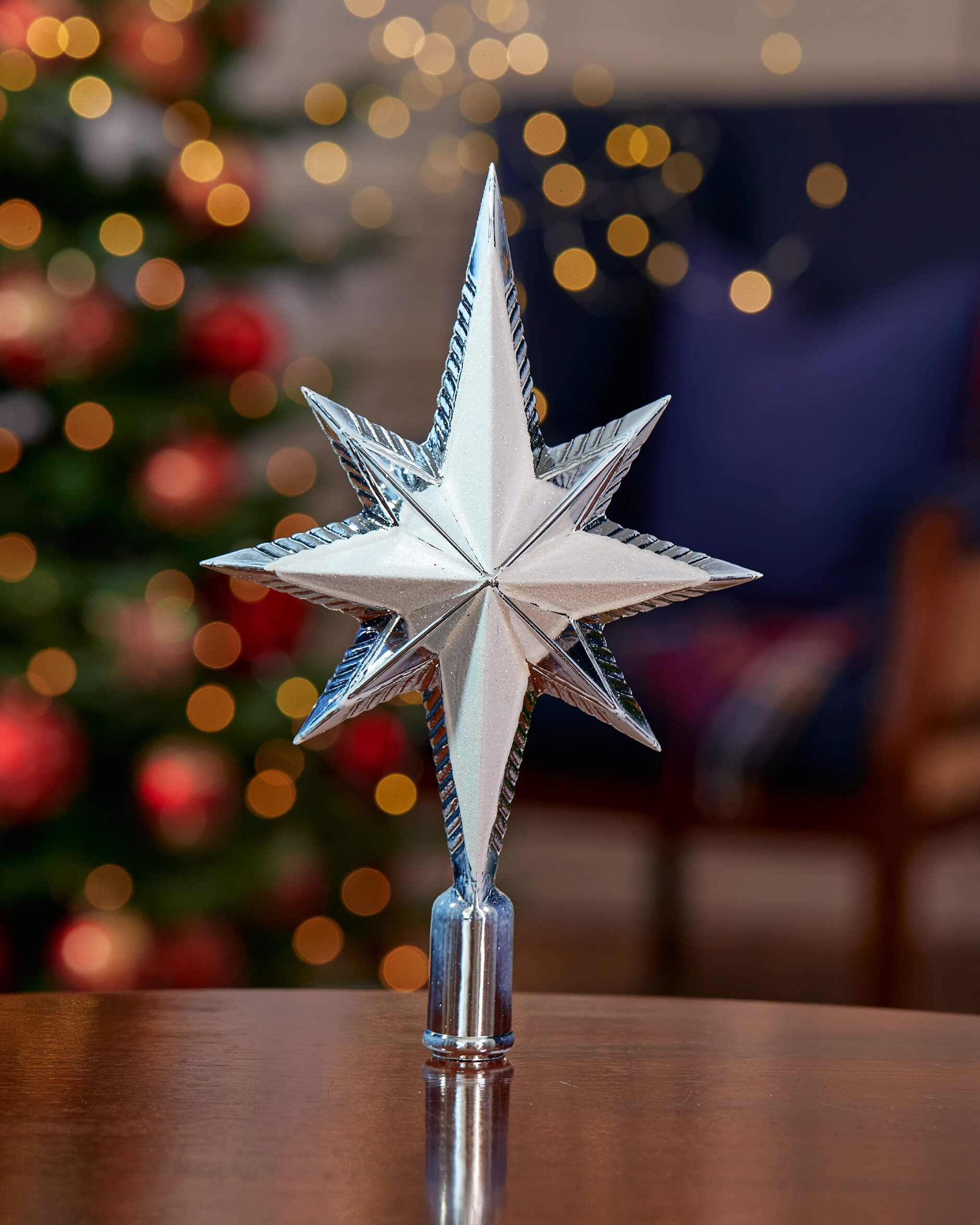 Marguerite toppstjärna silver