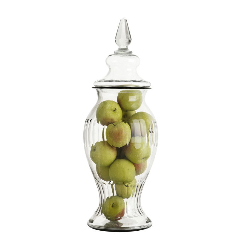 Vase Haubert clear glass