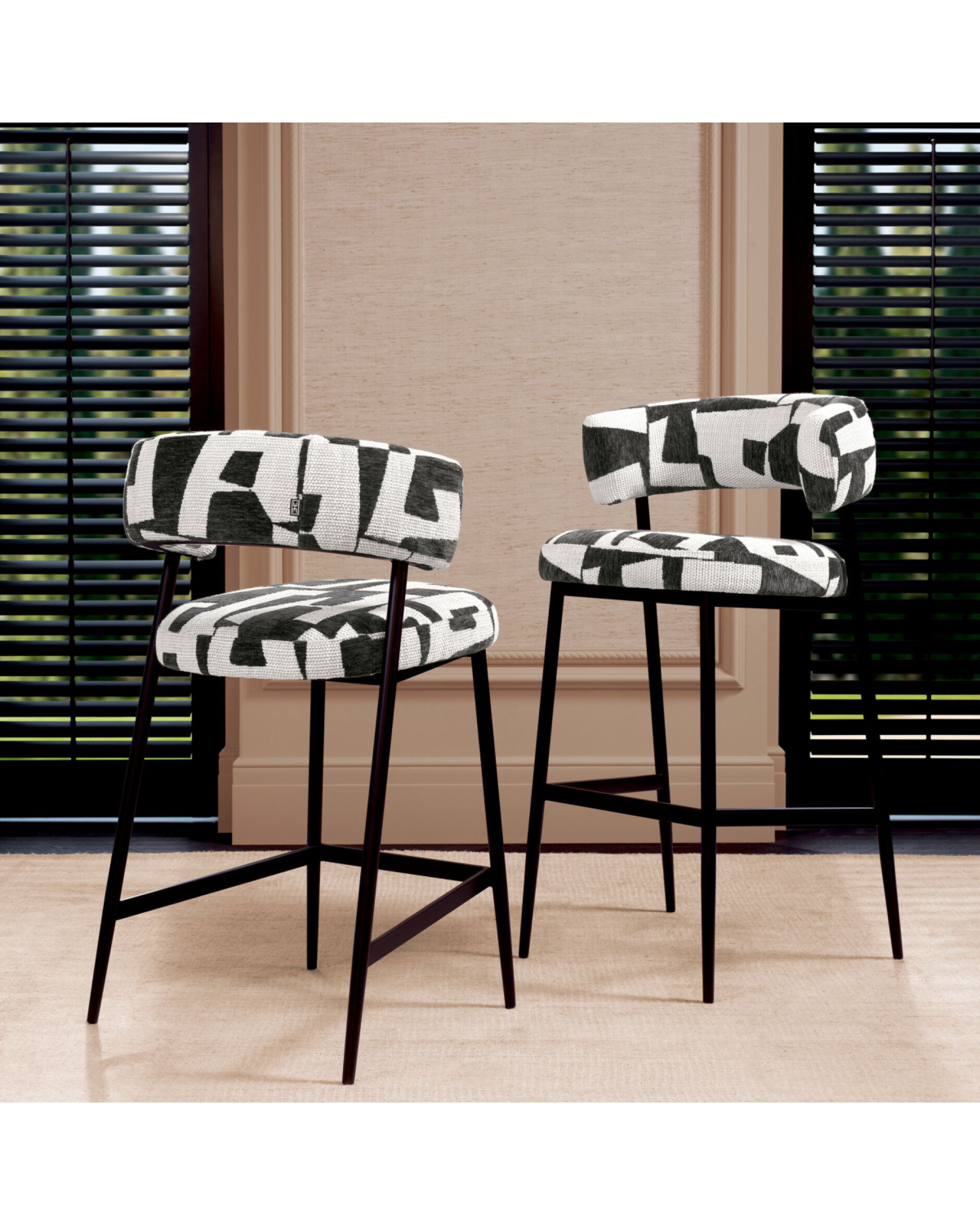 Folsom barstol brooklyn black