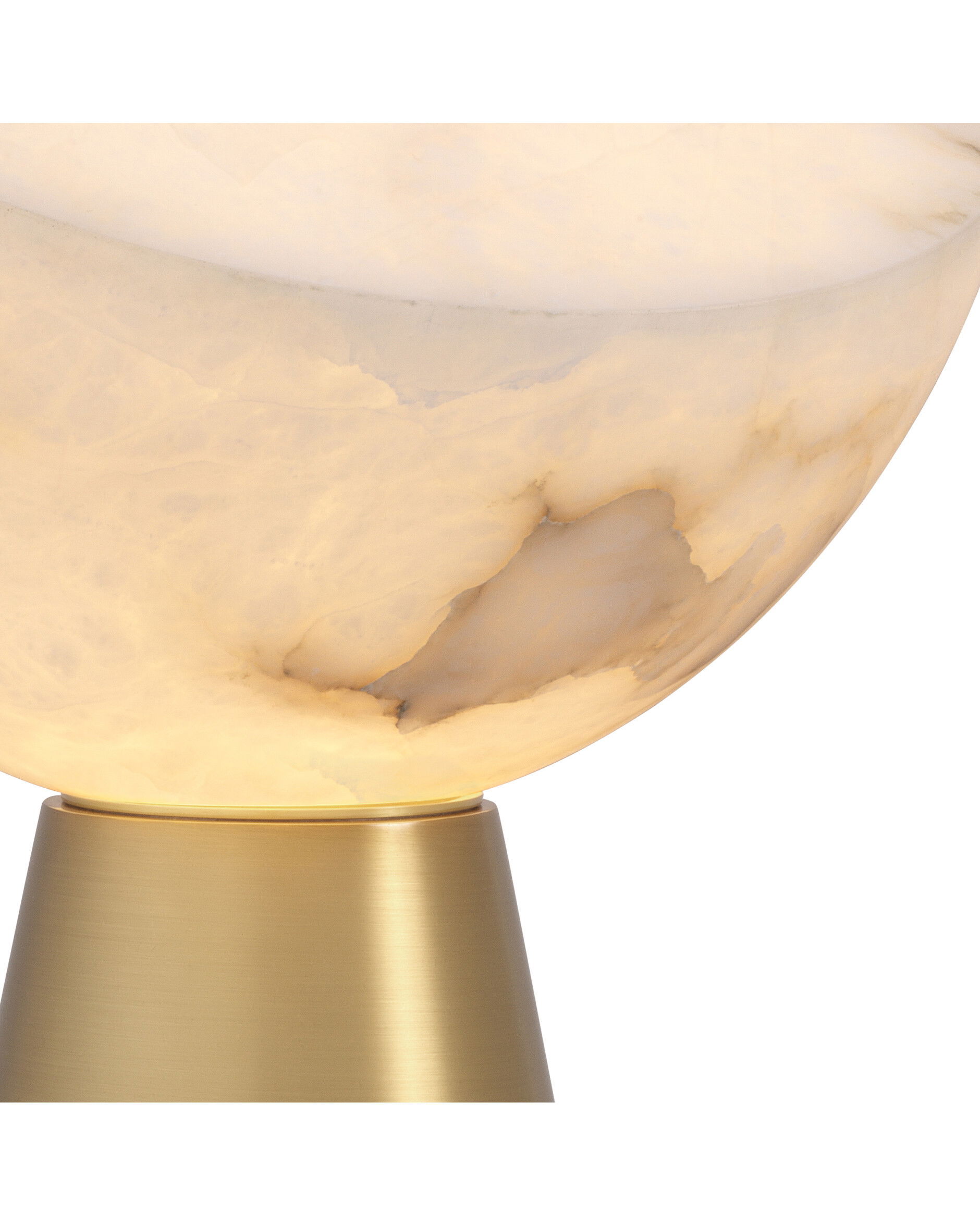 Chamonix bordslampa antik mässing