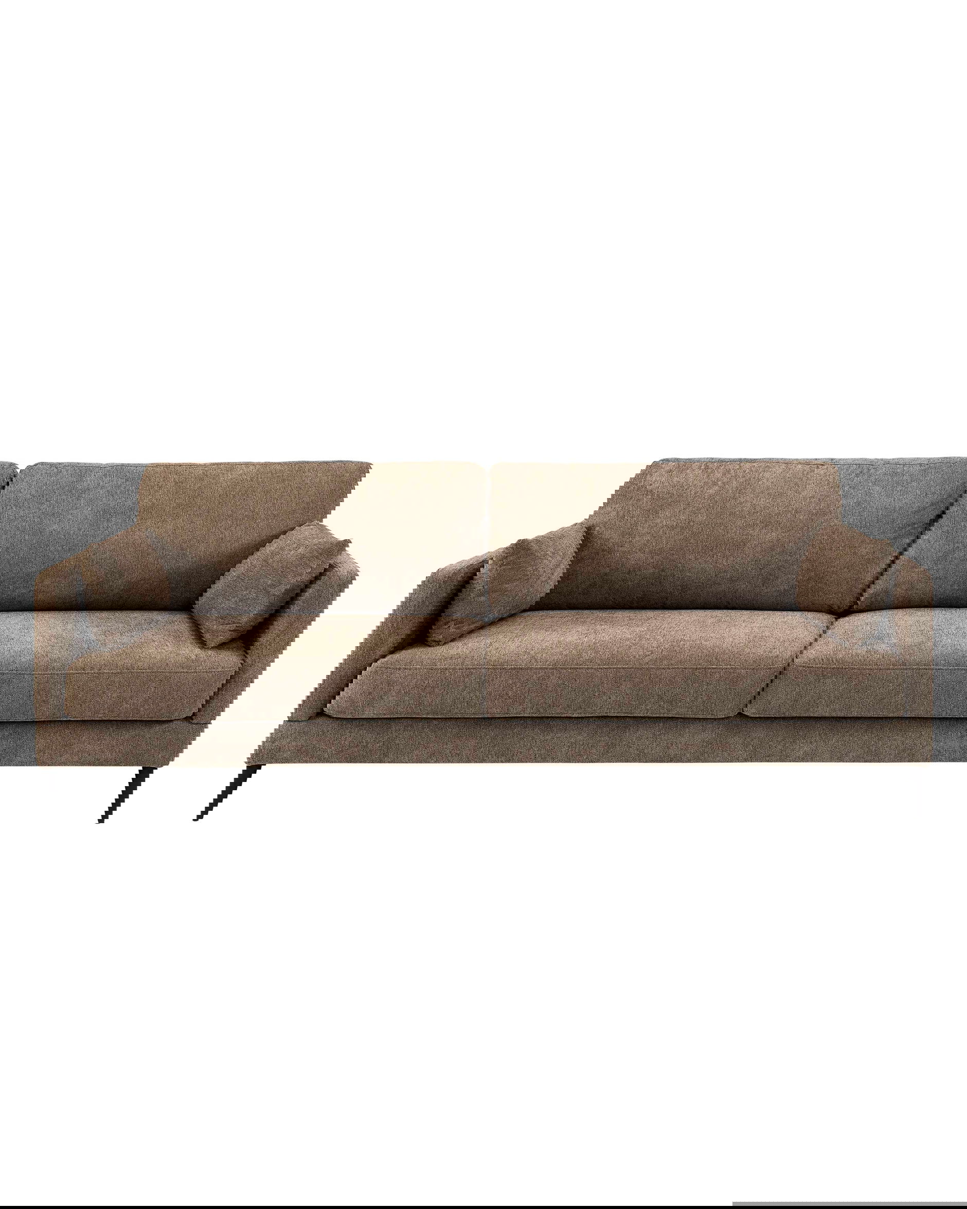 Andorra soffa 3-sits brun