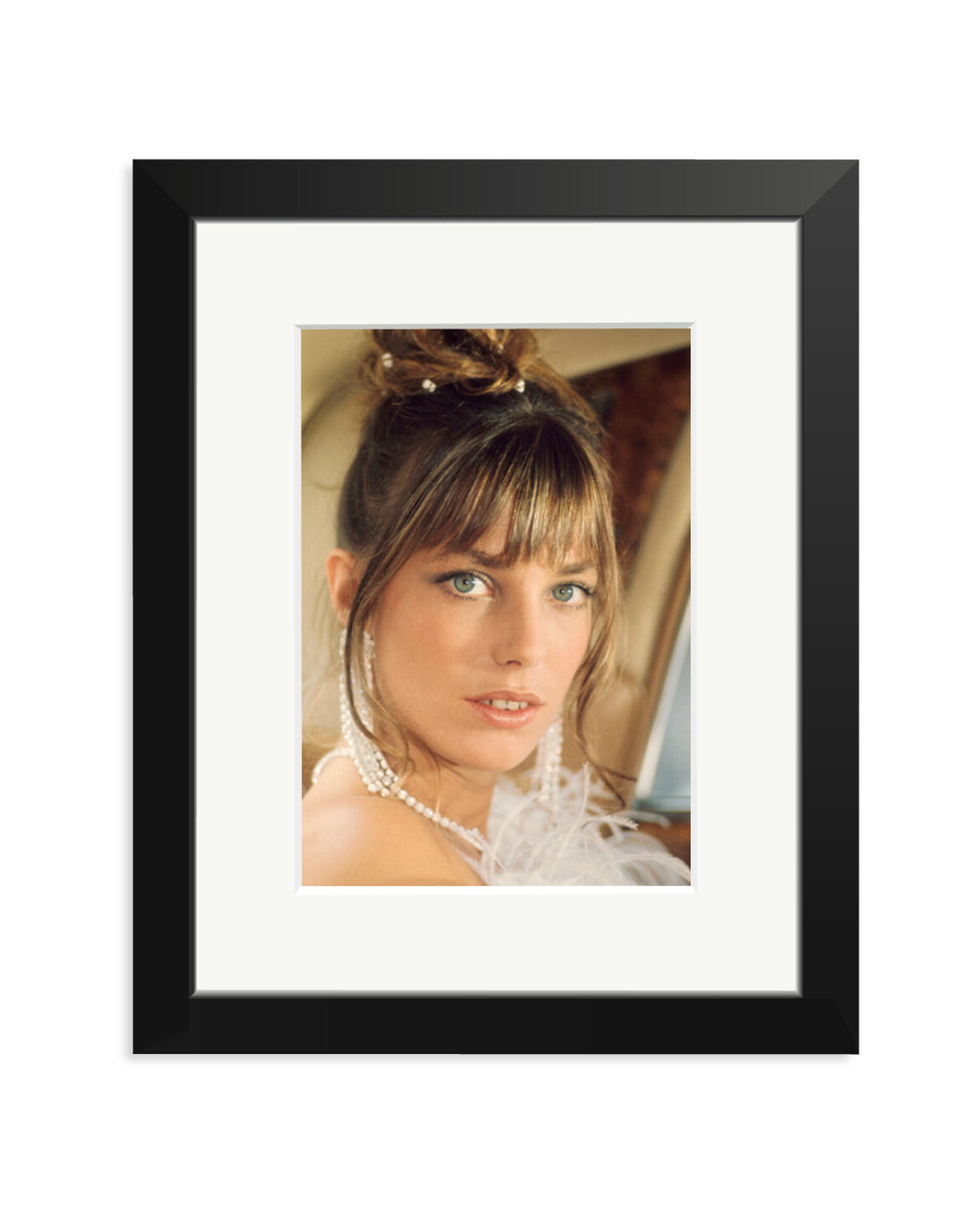 Birkin in White Black / Small