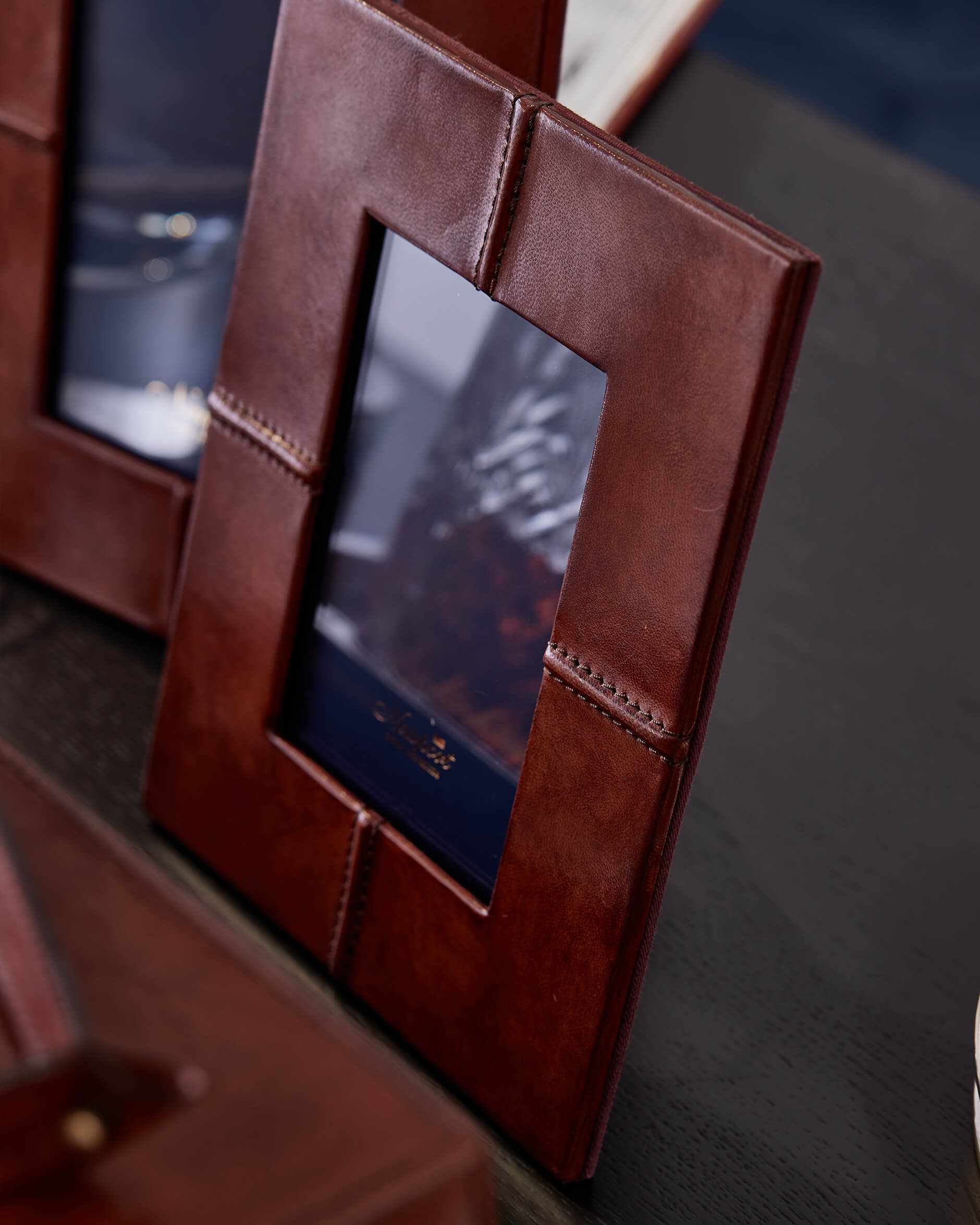 Kensington fotoram läder