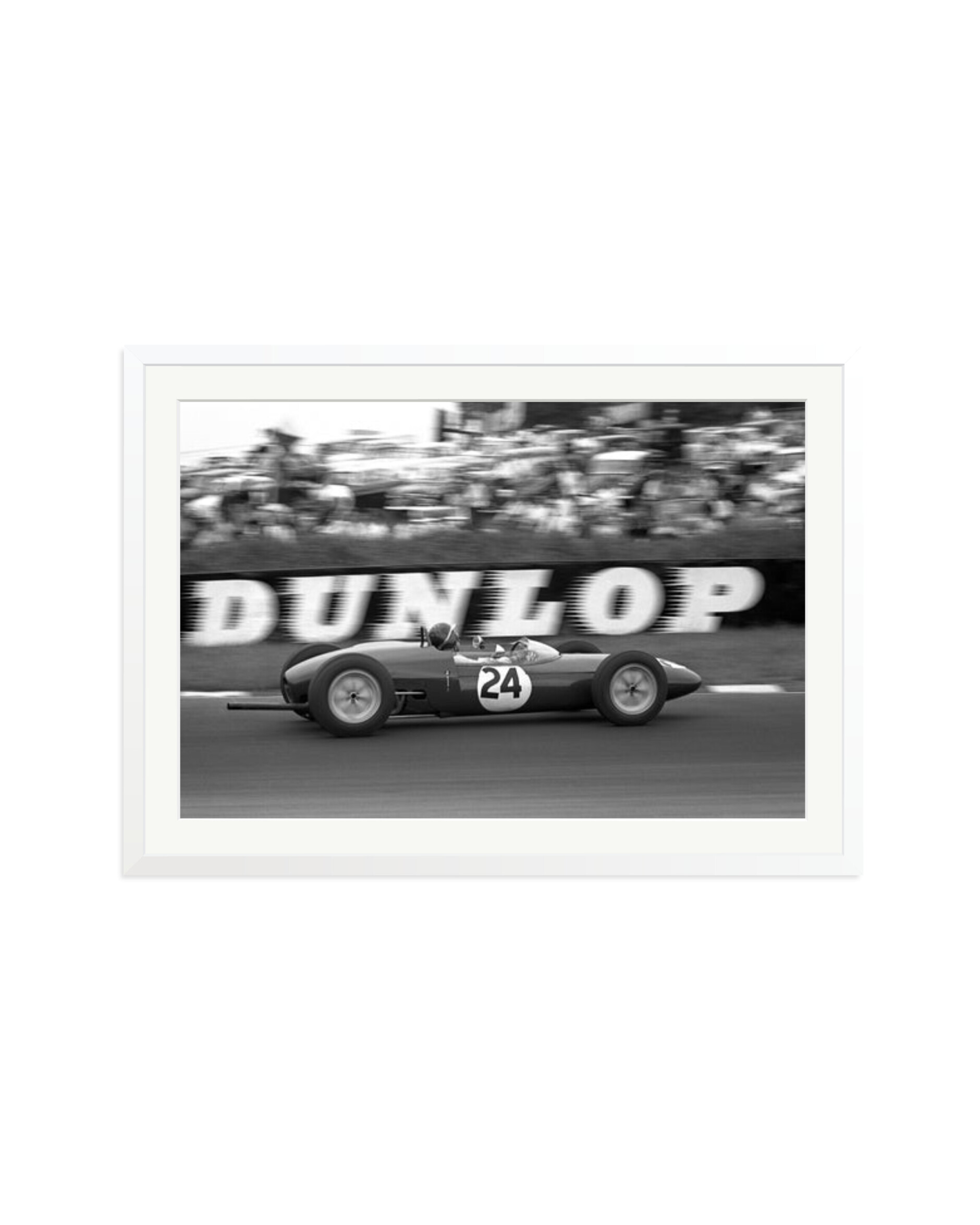 Jim Clark in a Lotus 21 White / XXL