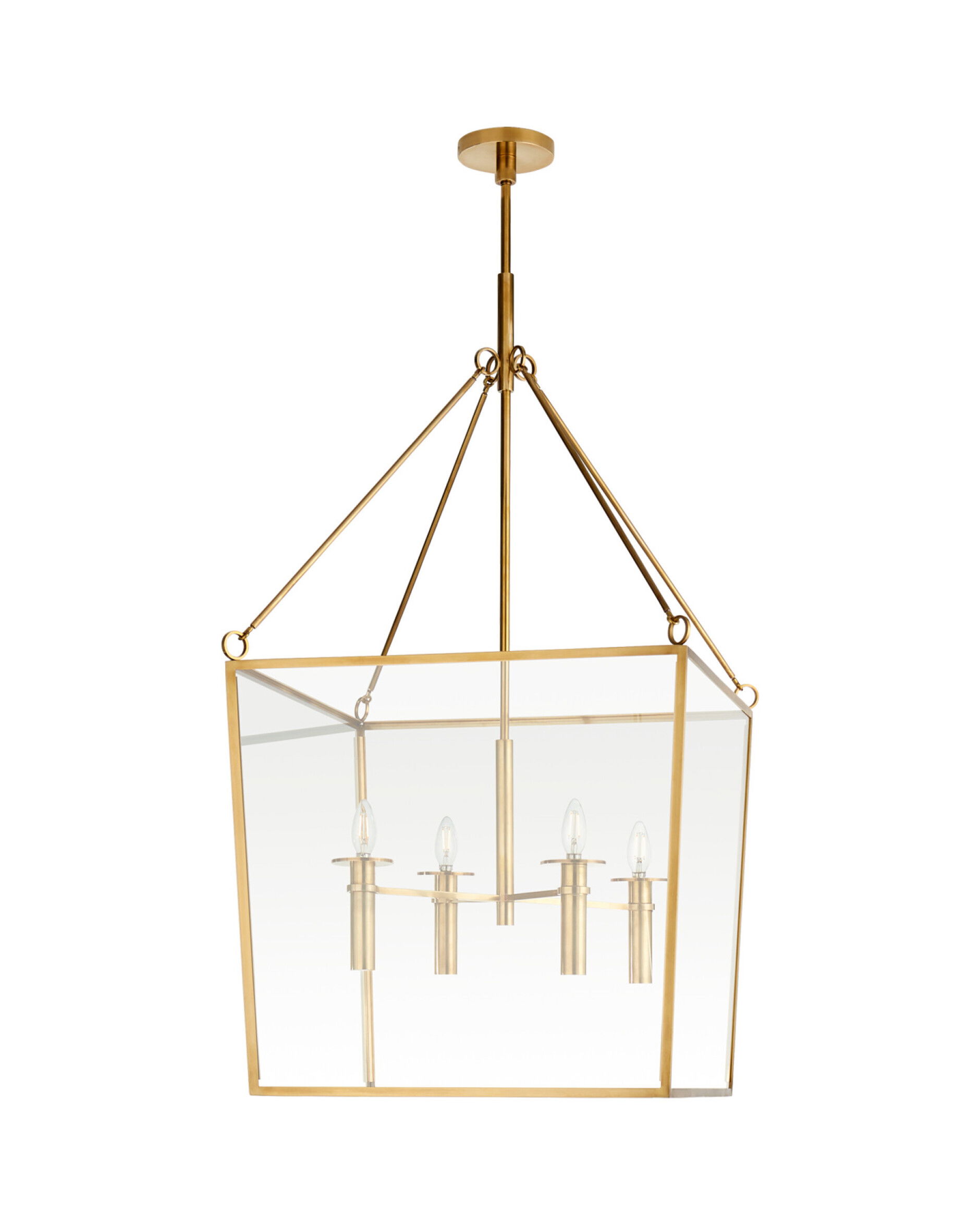 Cochere taklampa mässing L