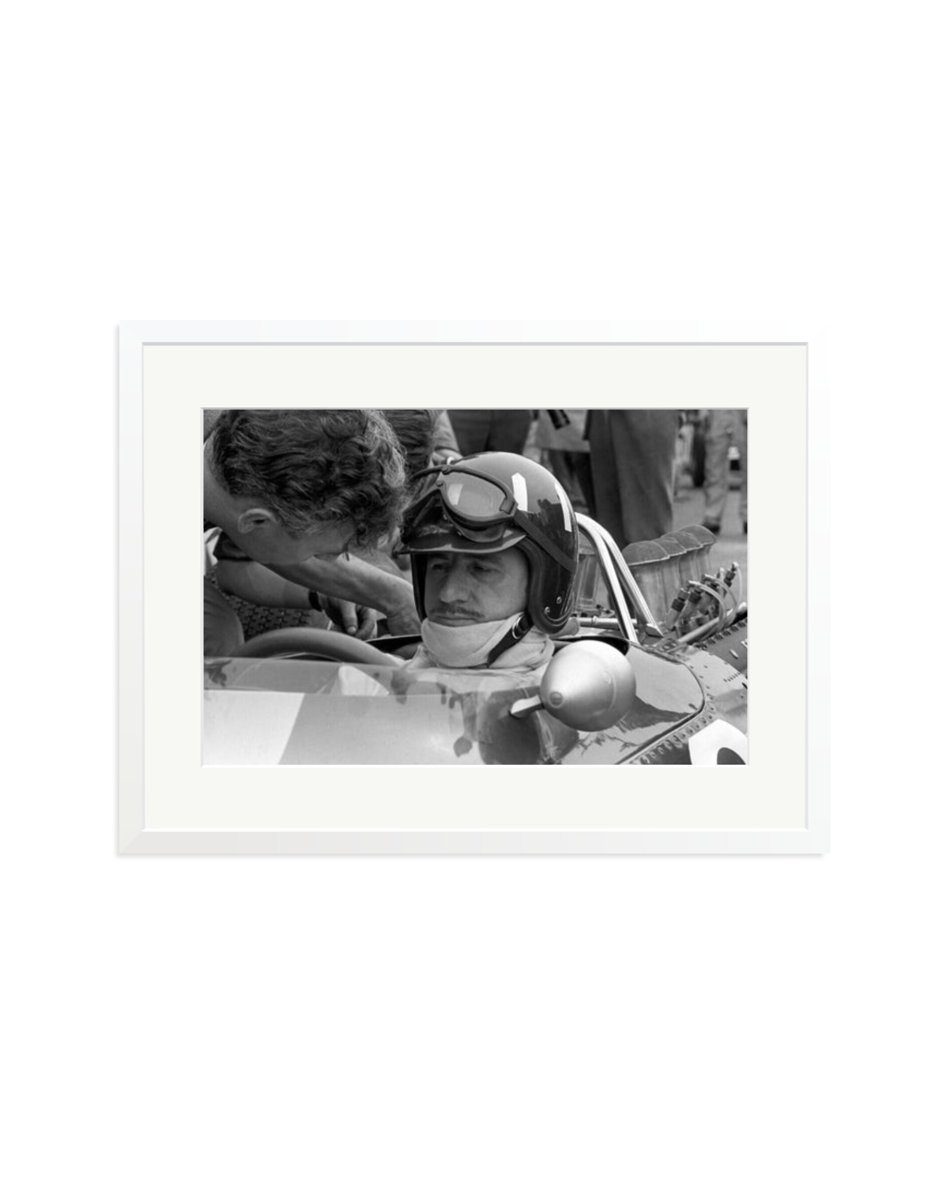 Graham Hill and Keith Duckworth White / XL