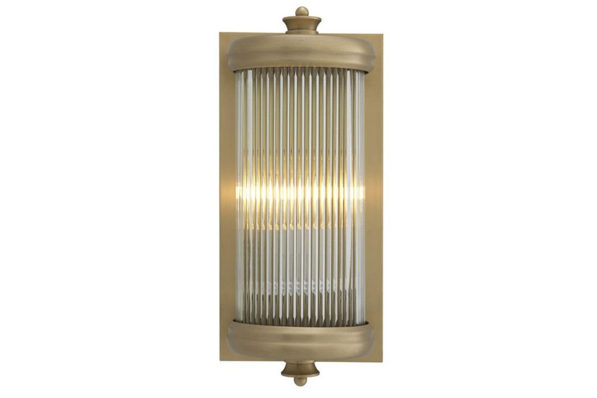 Glorious vägglampa matt mässing OUTLET