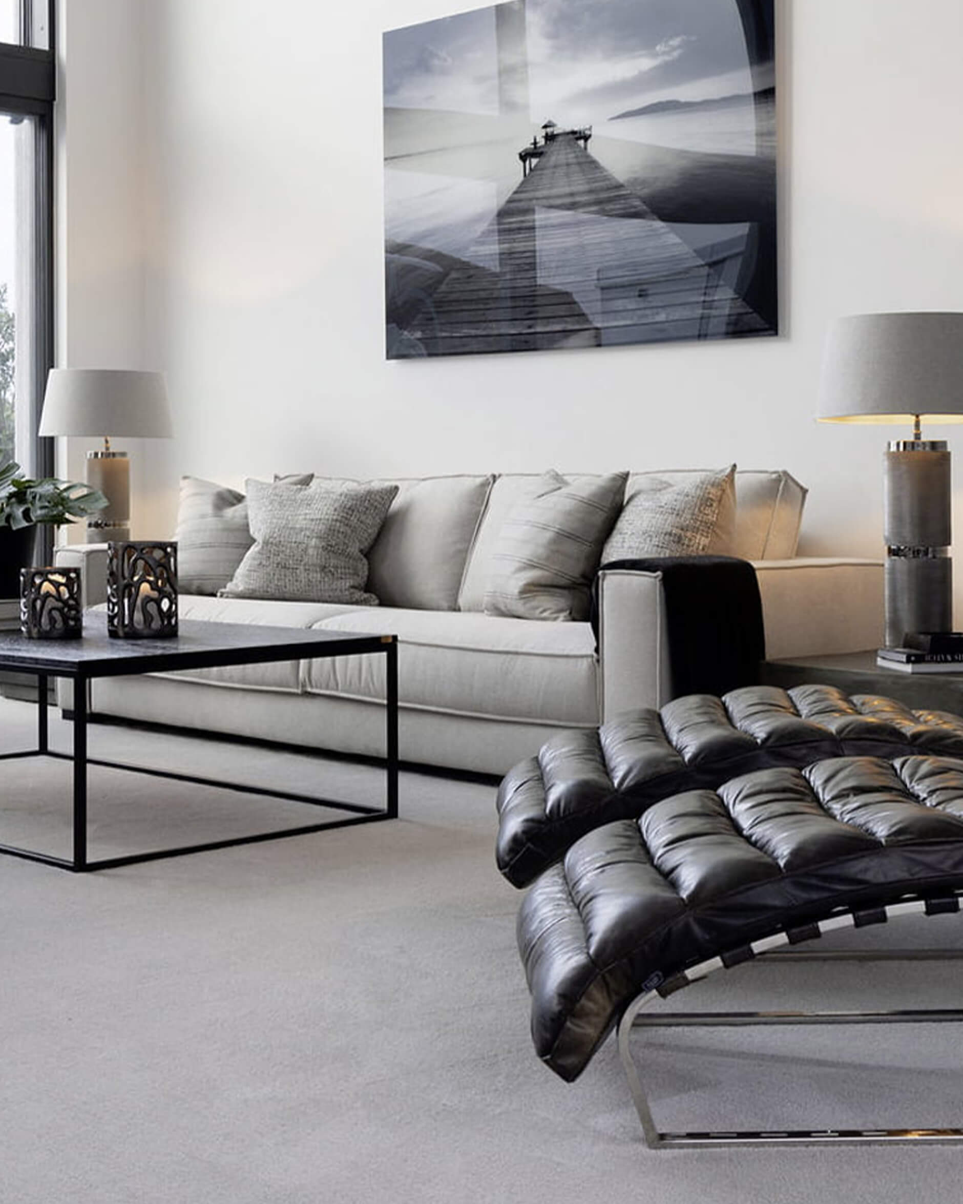 Tom Stripe kuddfodral natural