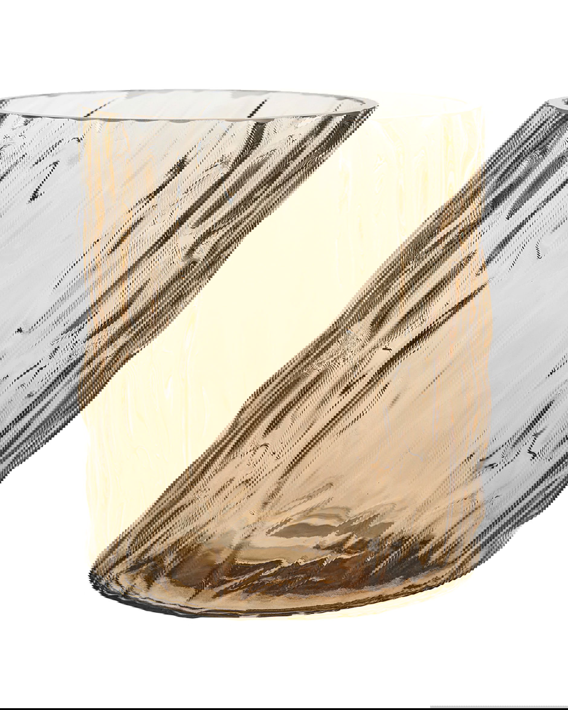 Vivienne candle holder amber